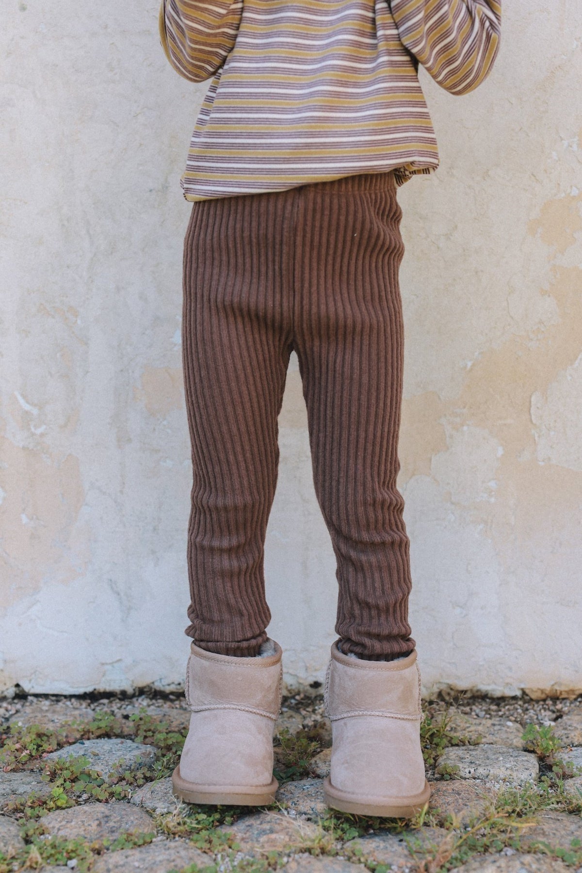 (予約) mon Atelier  /  Soft Ribbed Leggings