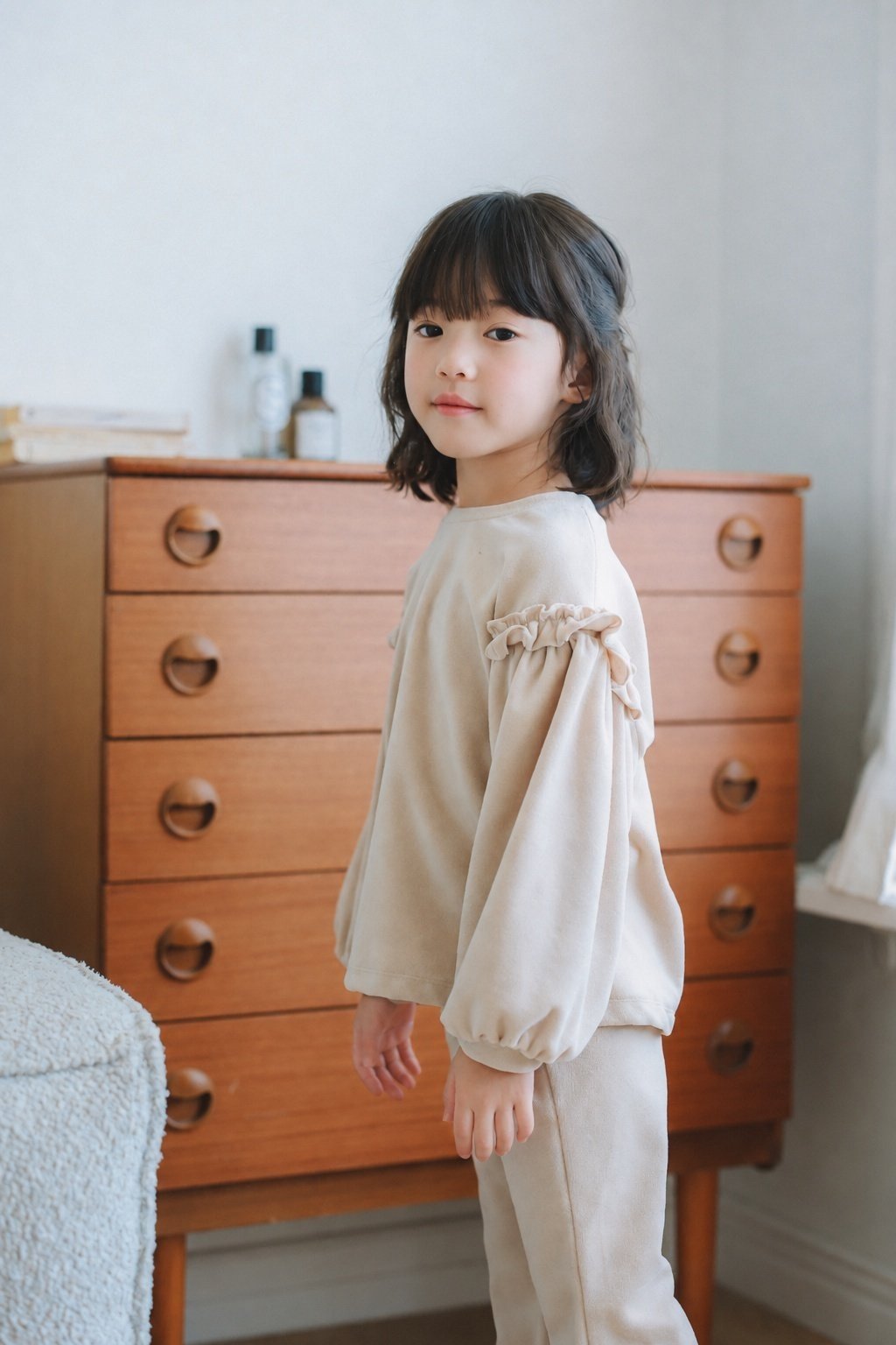 (予約) mon Atelier  / Mimi Velour Set