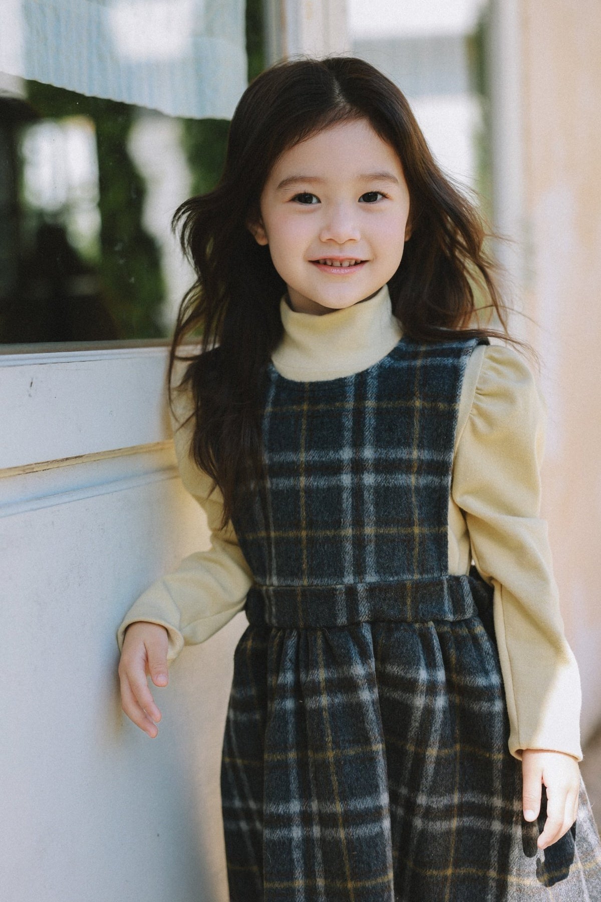 (予約) mon Atelier  / Clara Check Dress