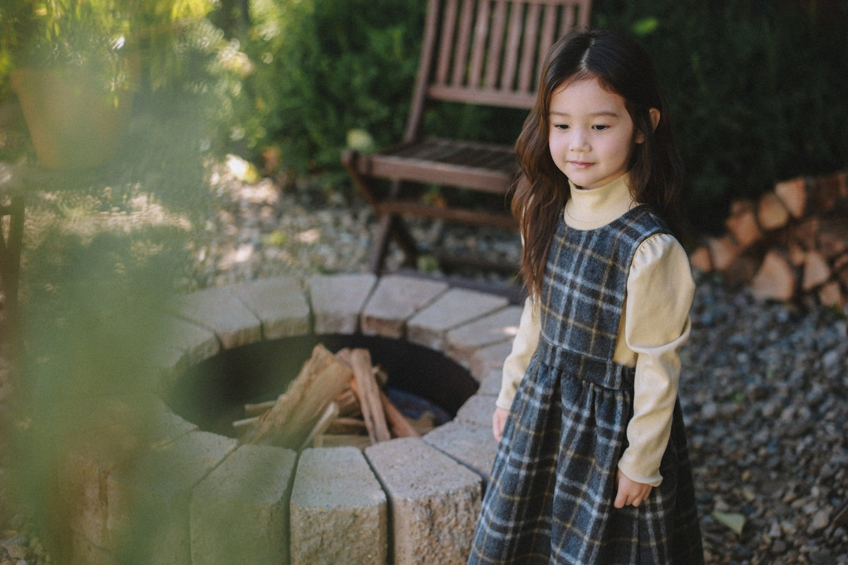 (予約) mon Atelier  / Clara Check Dress