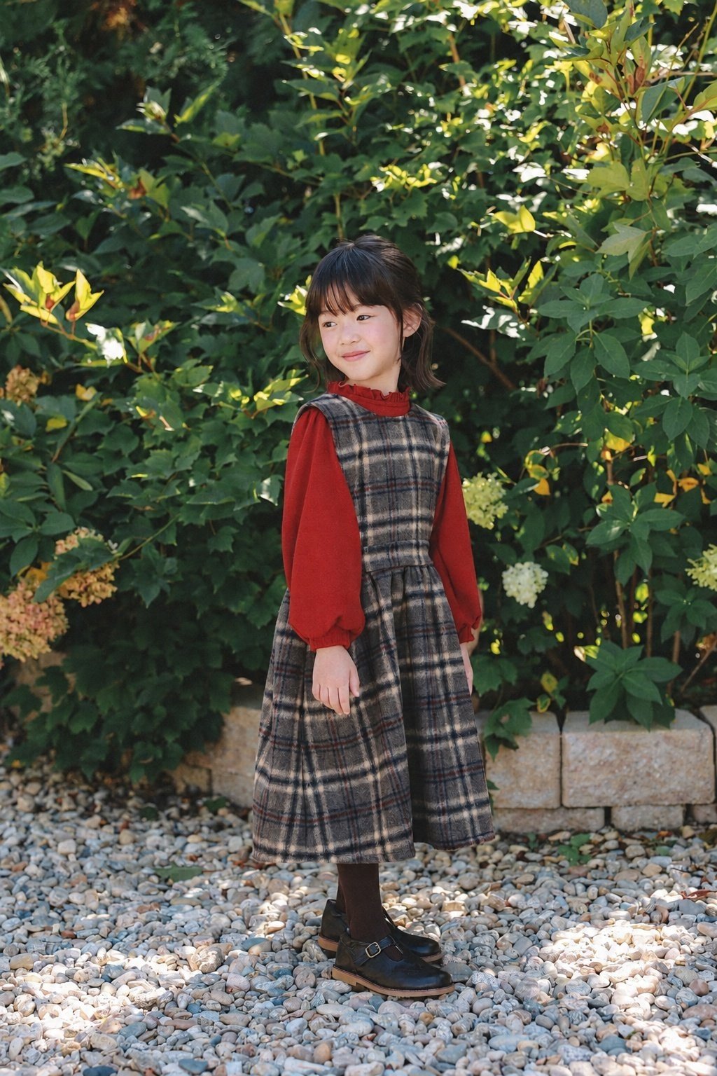 (予約) mon Atelier  / Clara Check Dress