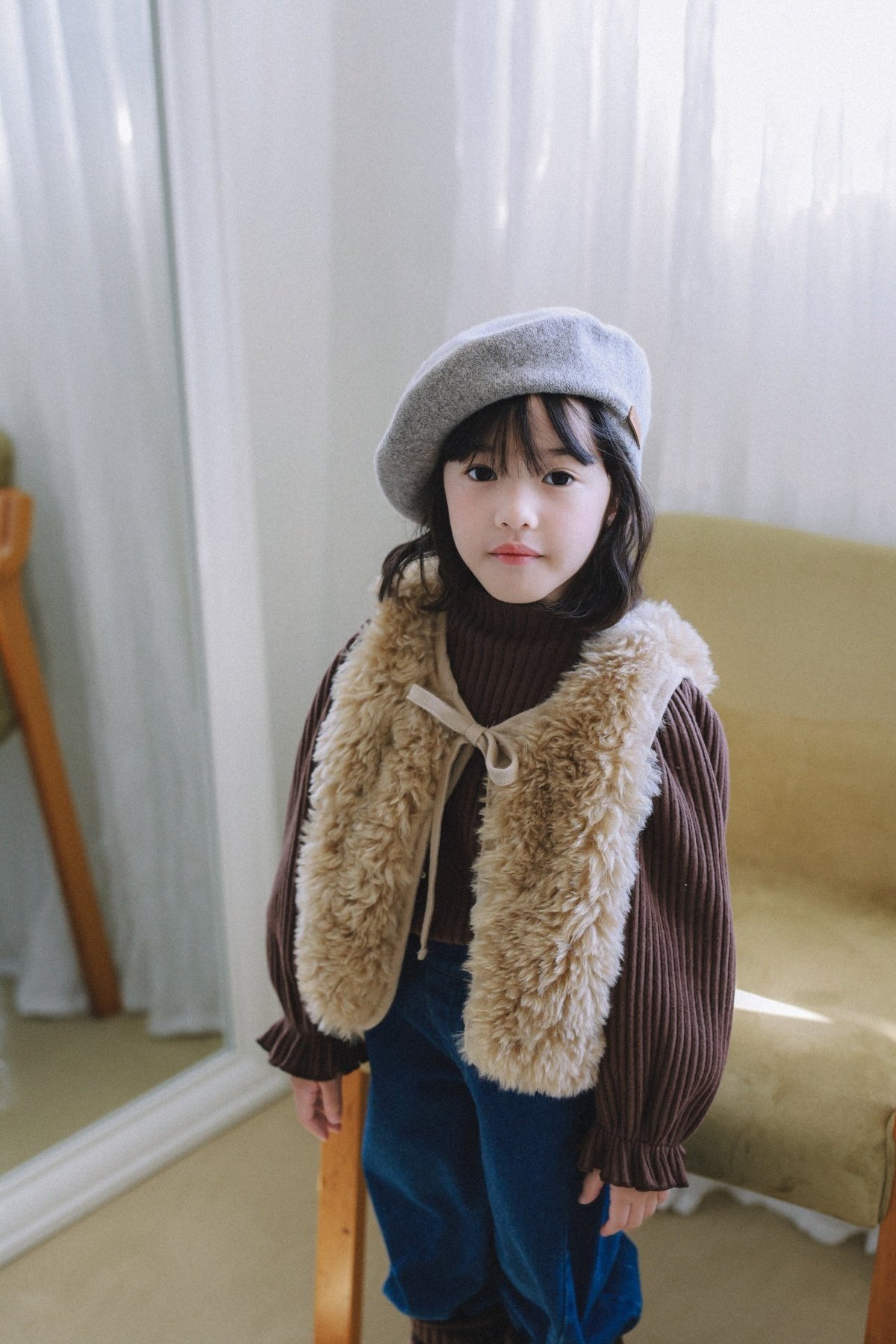 (予約) mon Atelier  /  Lumi Fur Vest