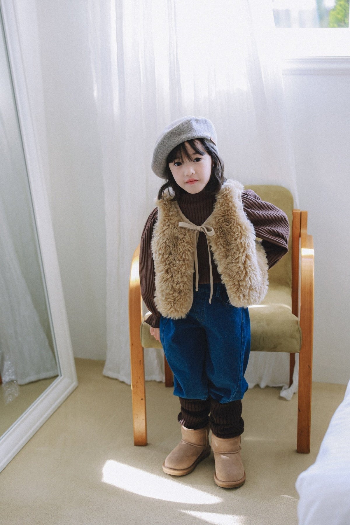 (予約) mon Atelier  /  Lumi Fur Vest