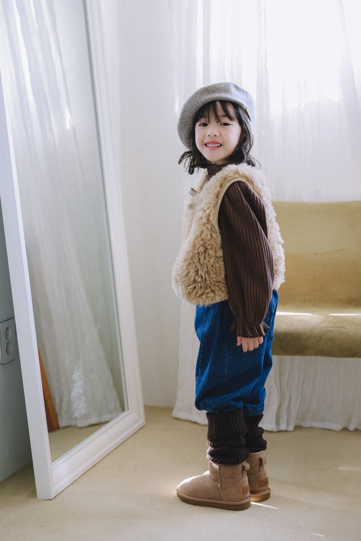 (予約) mon Atelier  /  Lumi Fur Vest