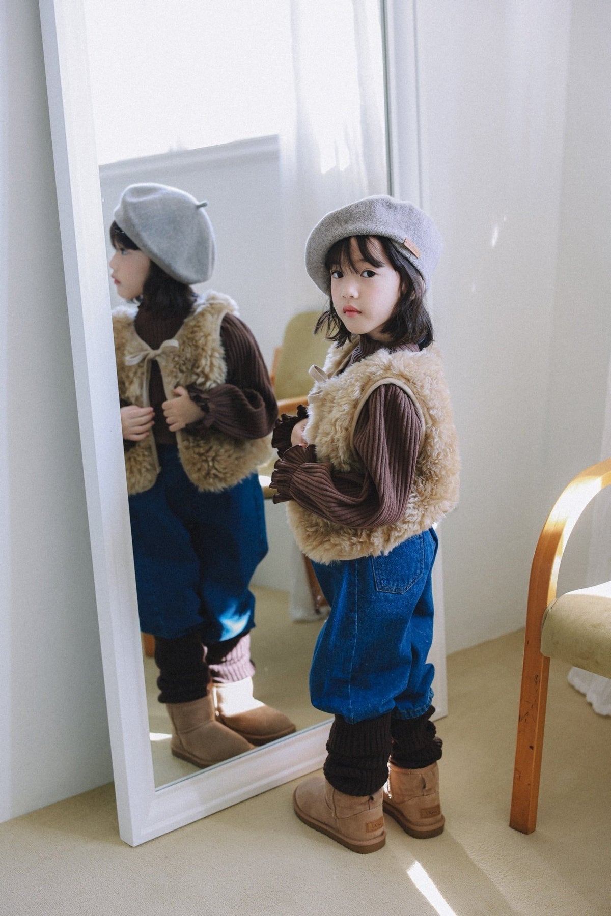 (予約) mon Atelier  /  Lumi Fur Vest