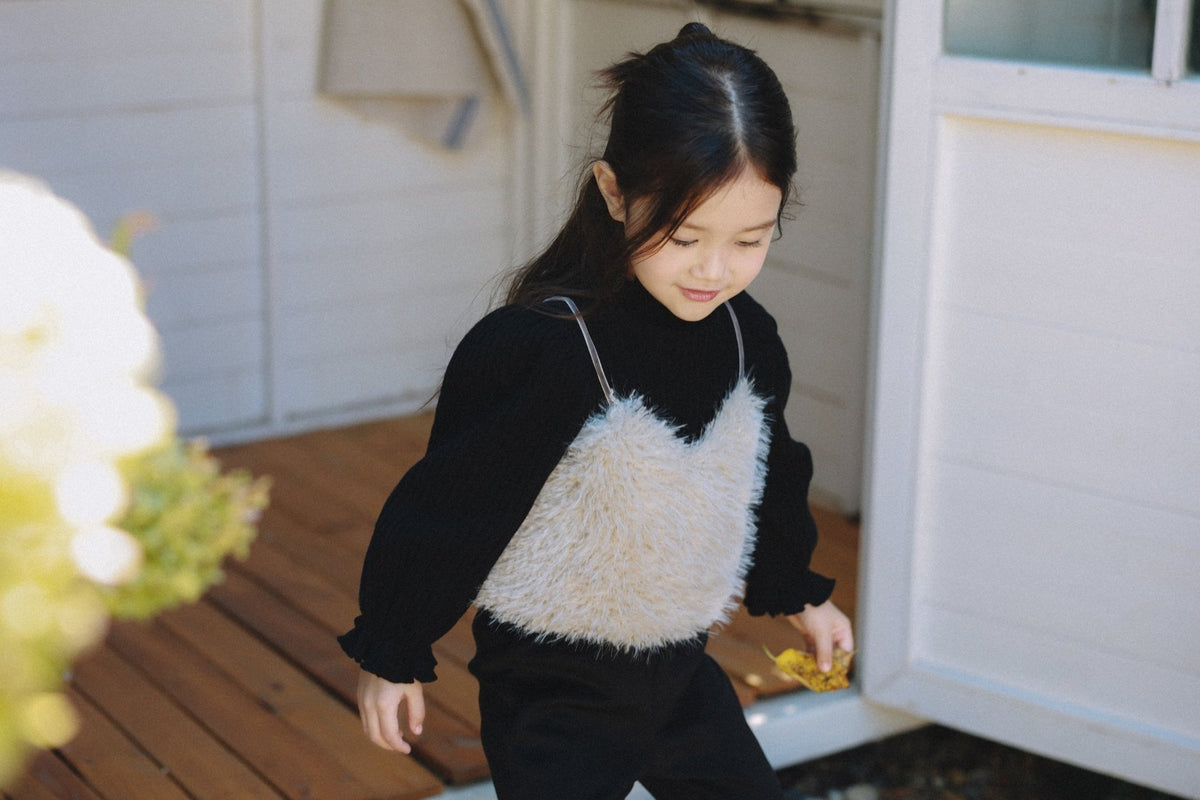 (予約) mon Atelier  /  Fluffy Faux Fur Bustier