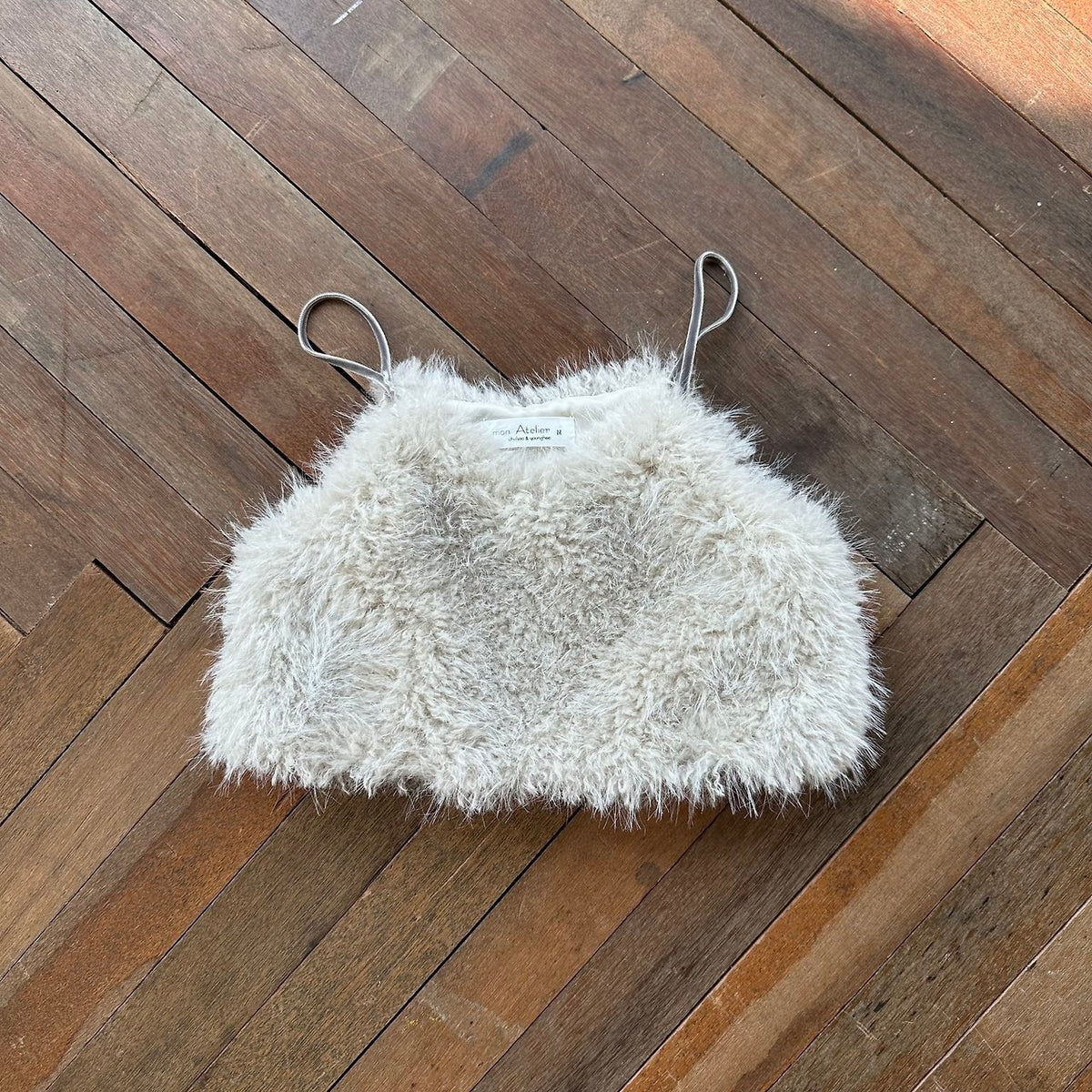(予約) mon Atelier  /  Fluffy Faux Fur Bustier