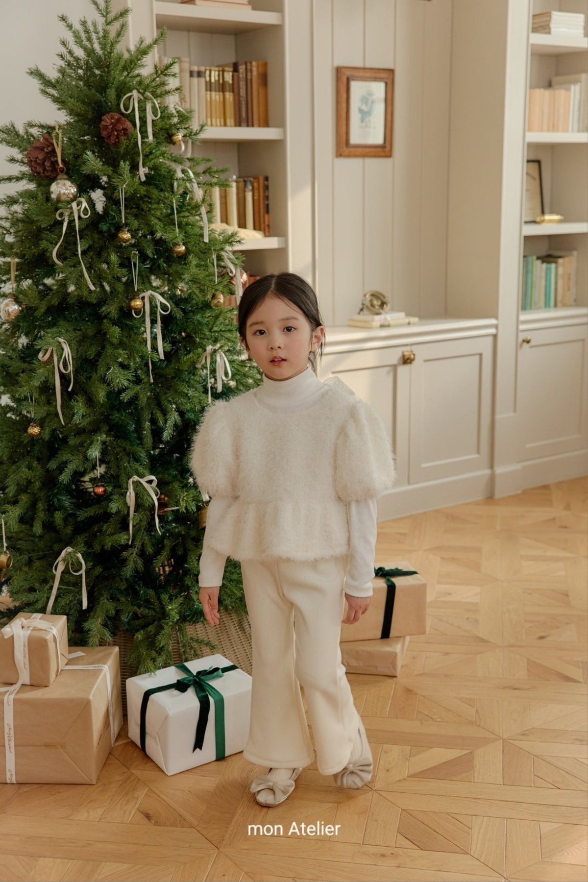 (予約) mon Atelier  / Snow Puff T