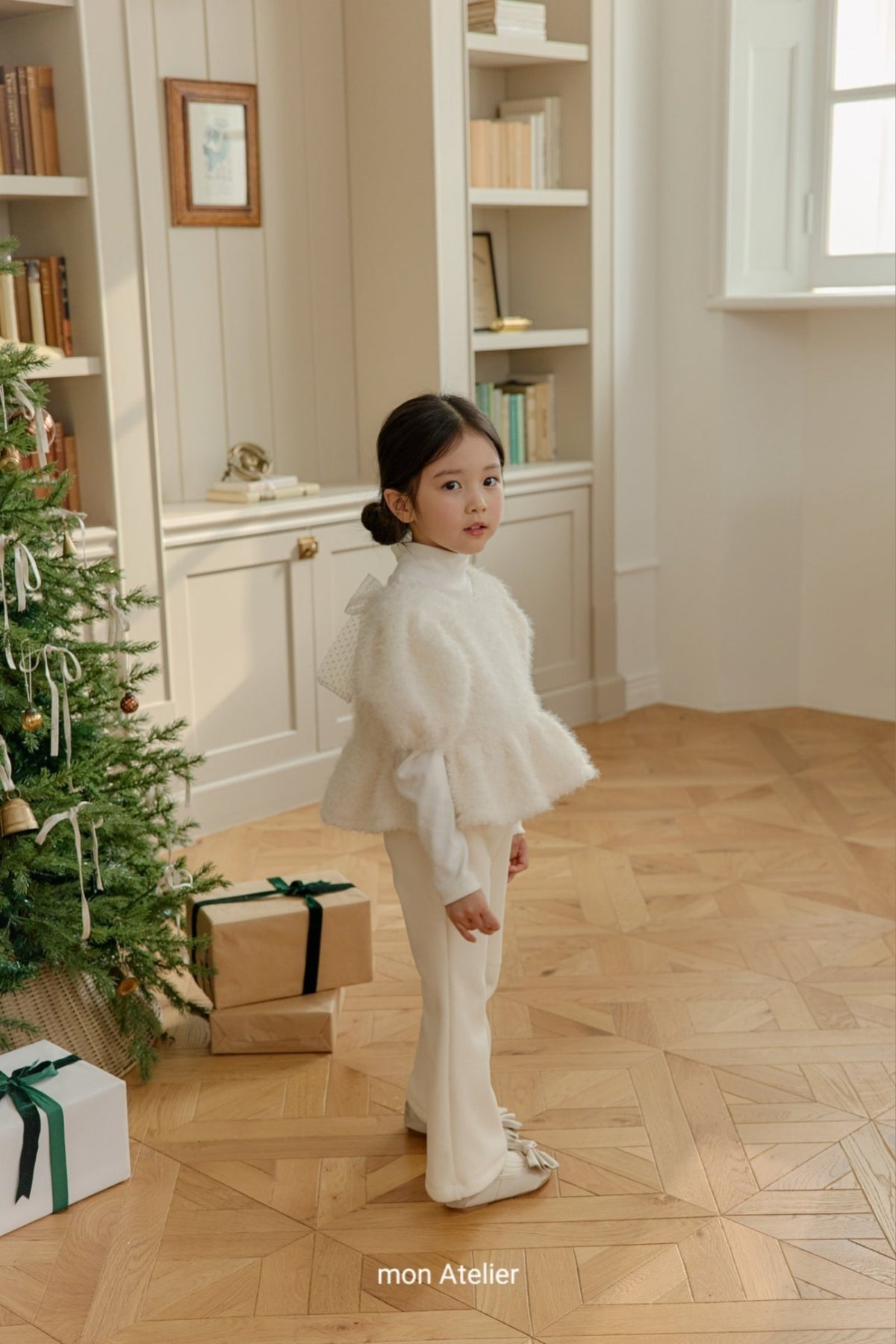 (予約) mon Atelier  / Snow Puff T