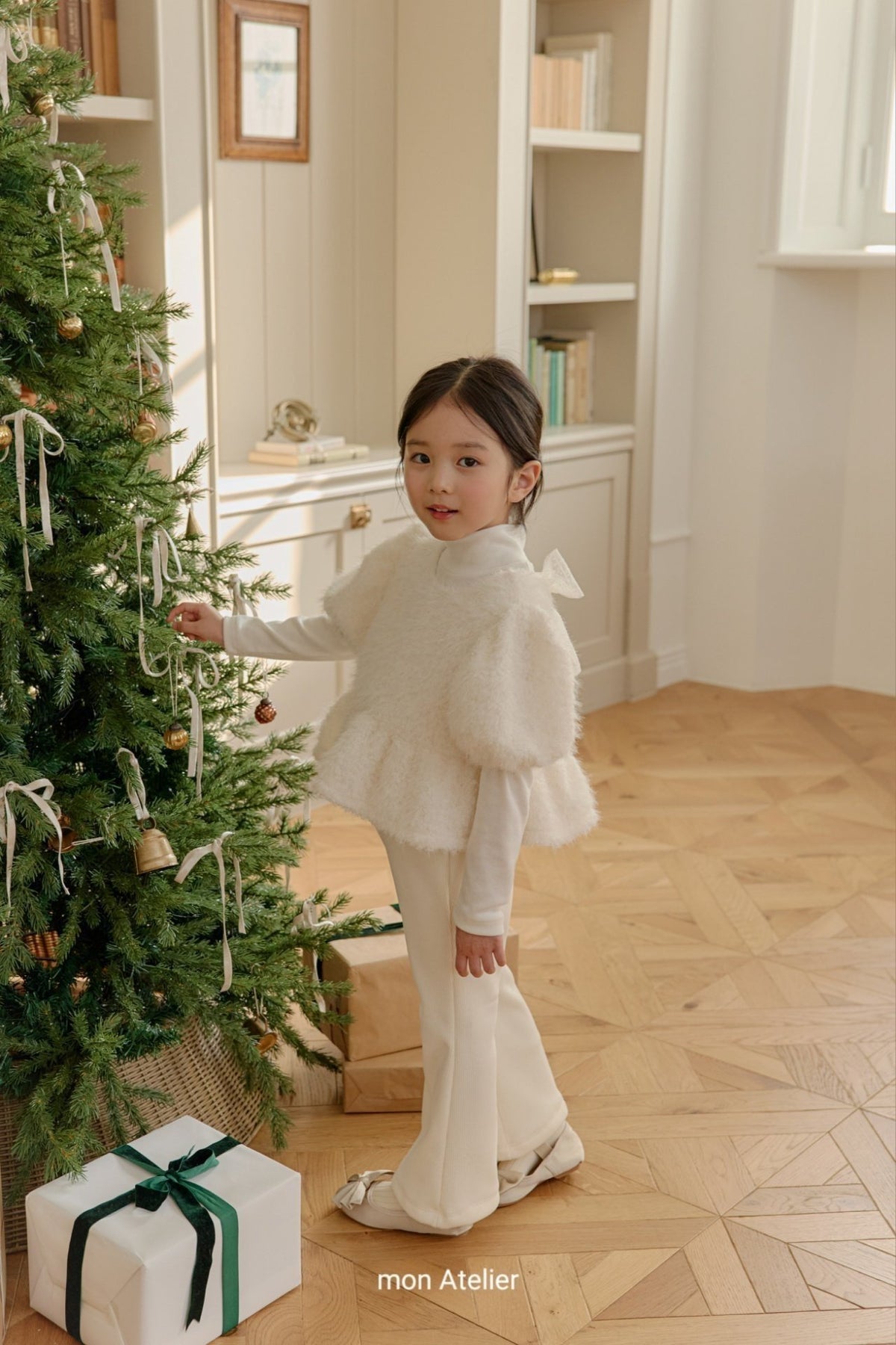 (予約) mon Atelier  / Snow Puff T