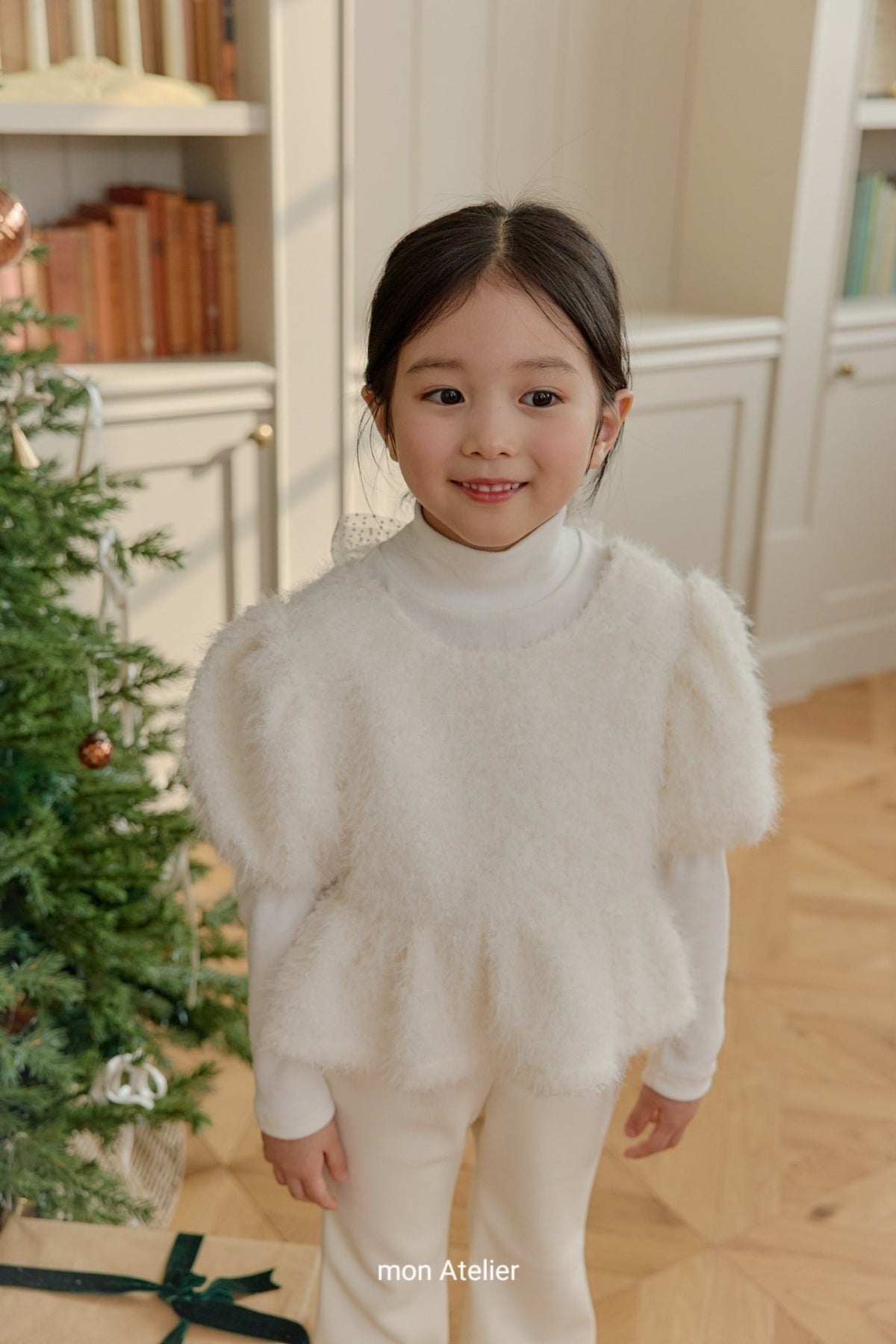 (予約) mon Atelier  / Snow Puff T
