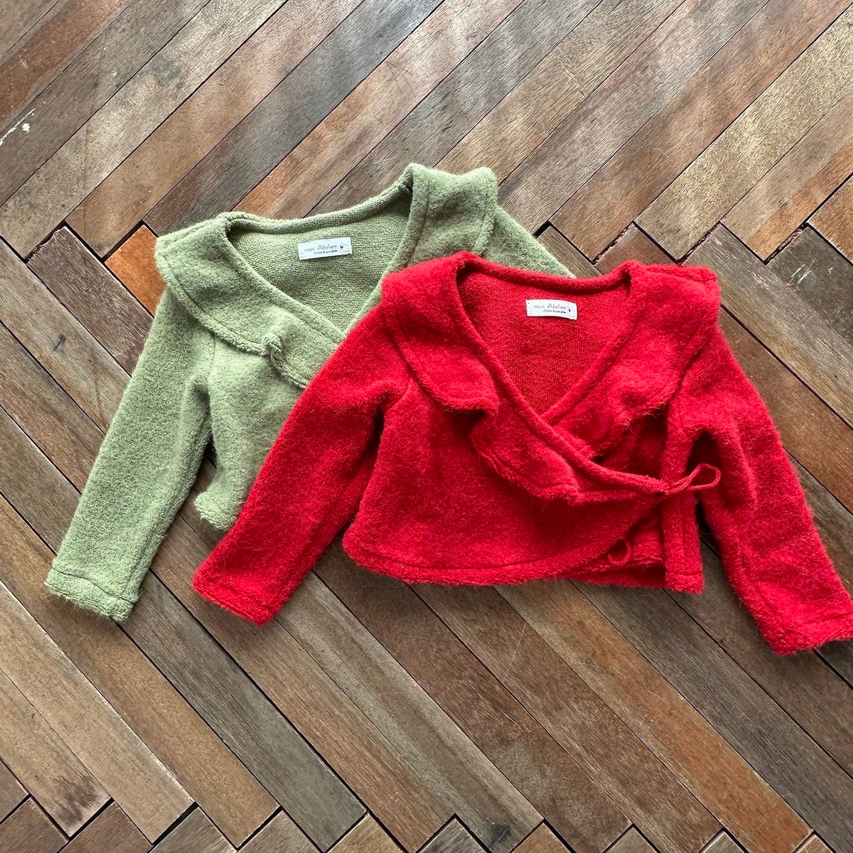 (予約) mon Atelier  / Margo Wrap Cardigan