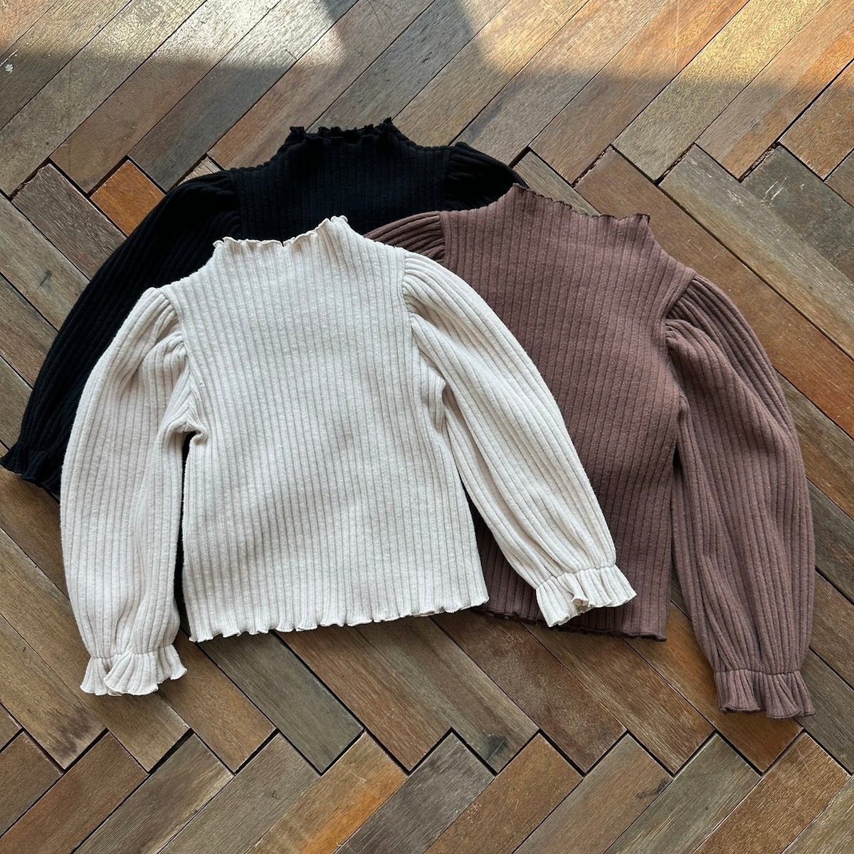 (予約) mon Atelier  / Soft Ribbed T-Shirt