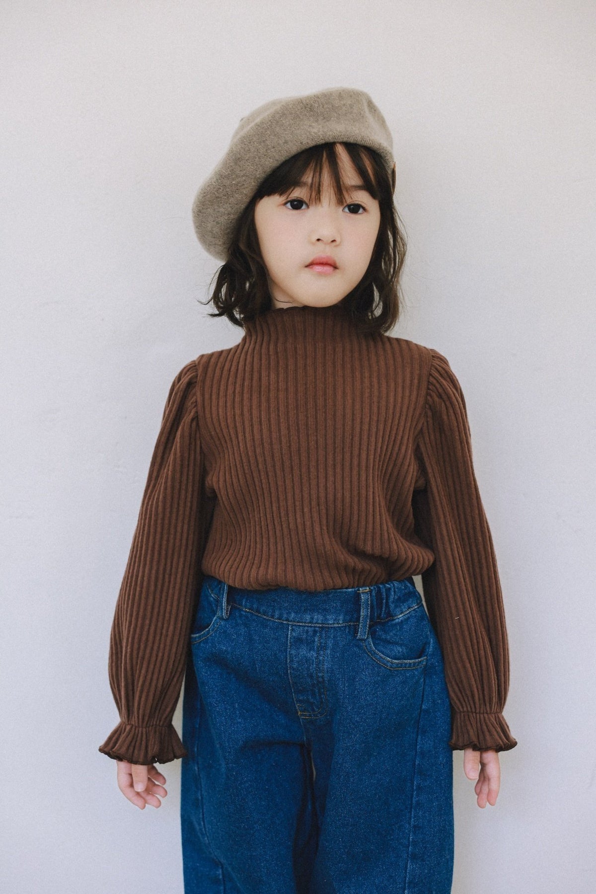 (予約) mon Atelier  / Soft Ribbed T-Shirt