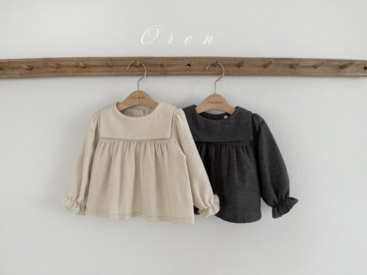 (予約) OREN /  Morgan Sailor Collar Blouse
