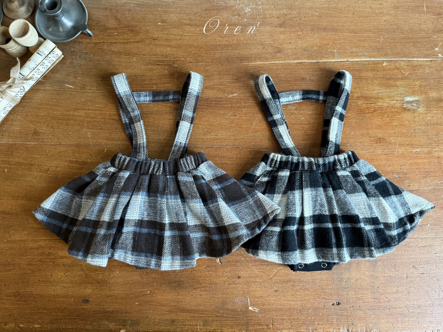 (予約) OREN / Brunel Check Bloomer Skirt