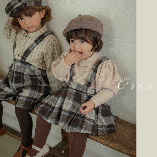 (予約) OREN / Brunel Check Bloomer Skirt