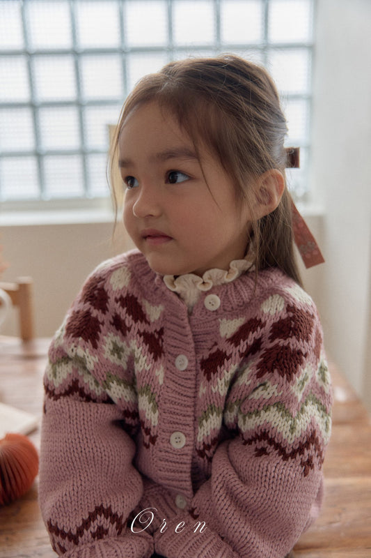 (予約) OREN /  Reversible Knit Cardigan (2-Way)