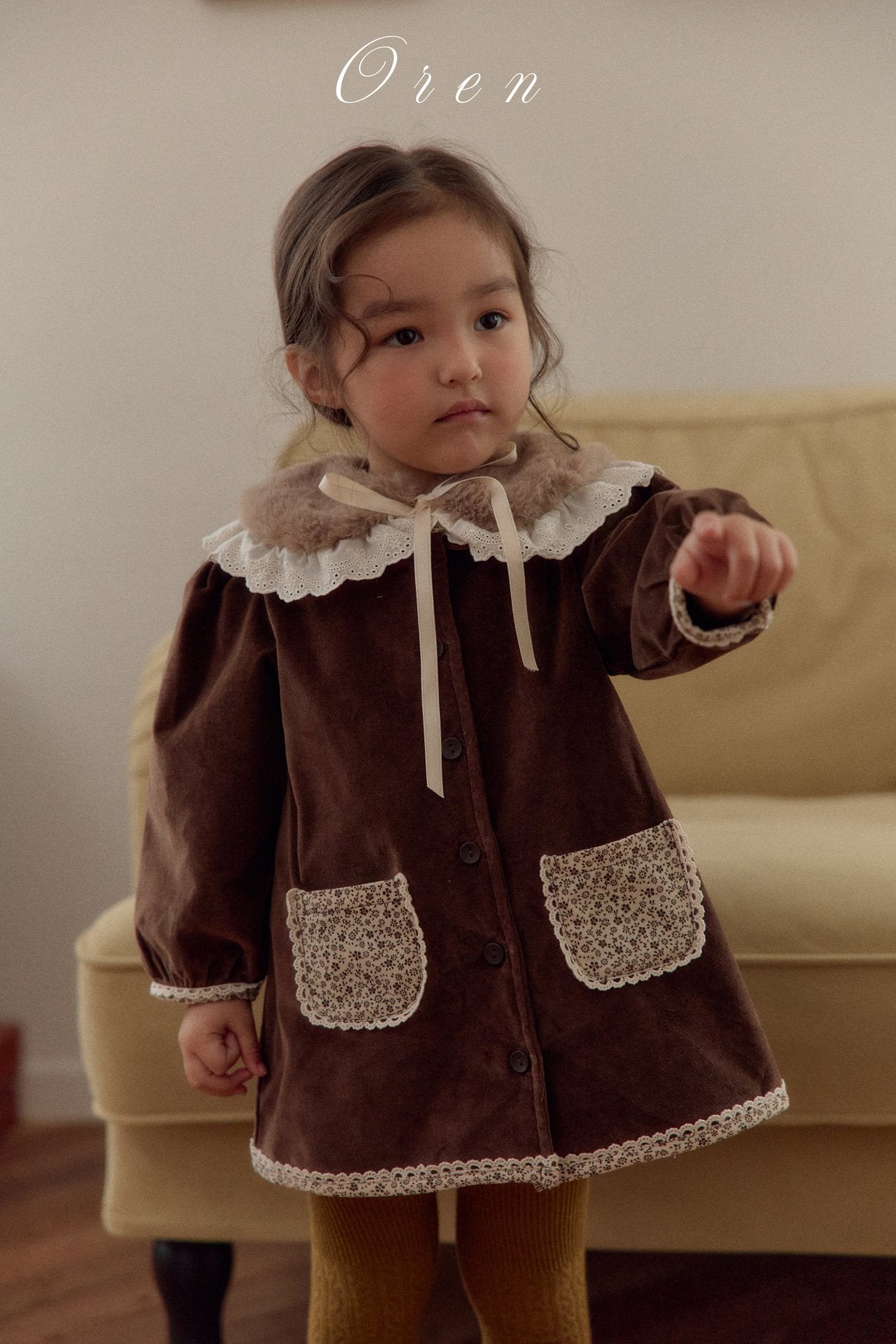 (予約)OREN /  Leah Velvet One-Piece