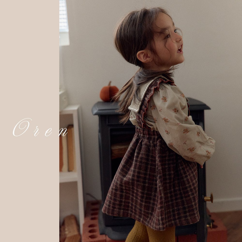 (予約)OREN / Nanette Embroidered Collar Blouse