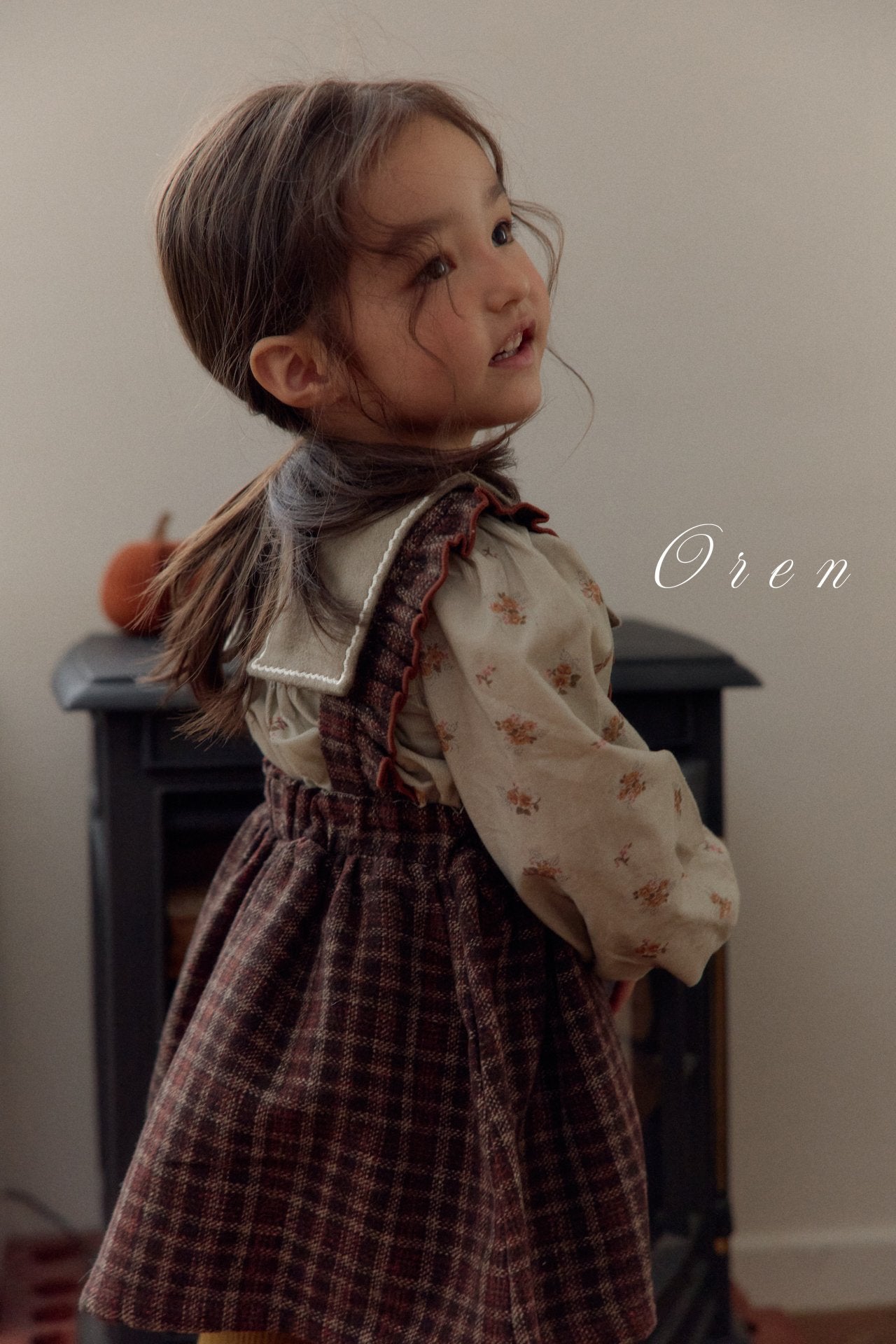 (予約)OREN / Nanette Embroidered Collar Blouse