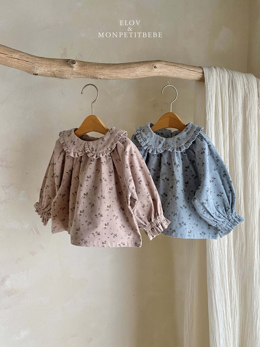 (予約) mon petit bebe / Rua frill blouse