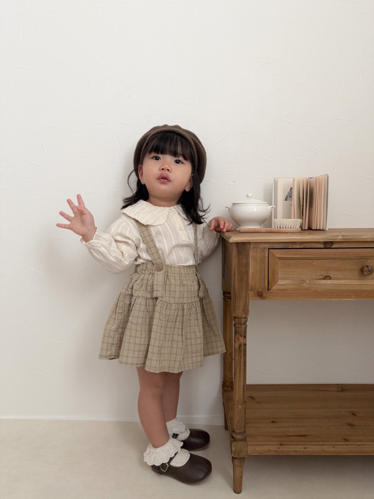 mimi market / Volume Collar Blouse