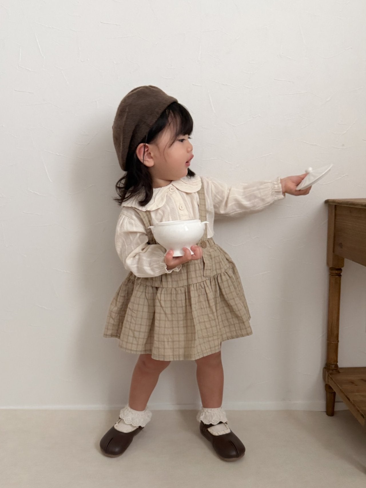 mimi market / Volume Collar Blouse