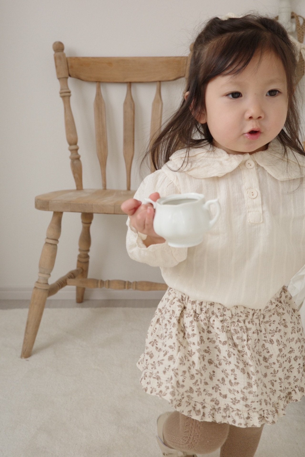 mimi market / Volume Collar Blouse