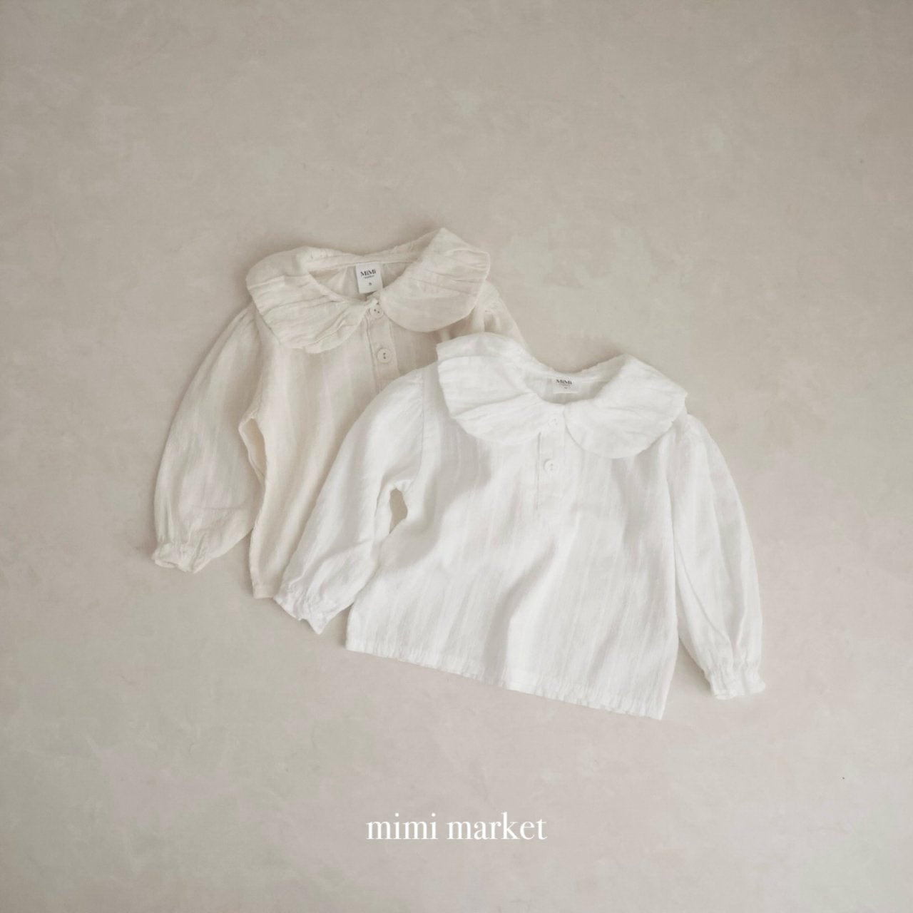 mimi market / Volume Collar Blouse