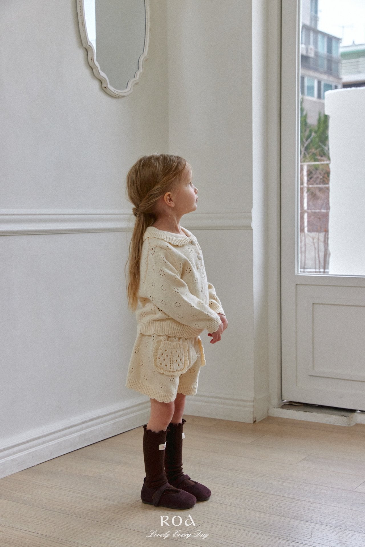 Roa / Punching Knit Set