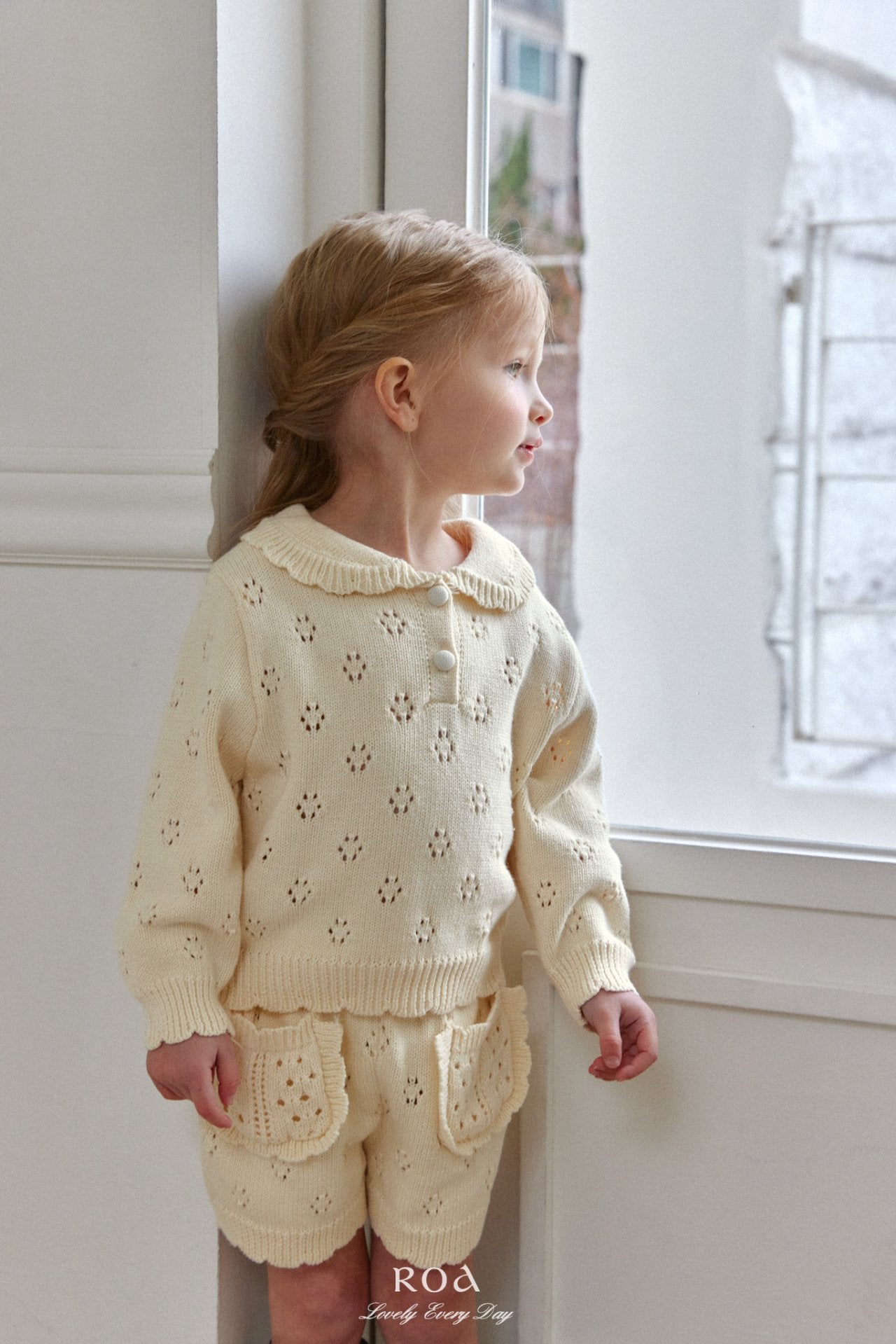 Roa / Punching Knit Set