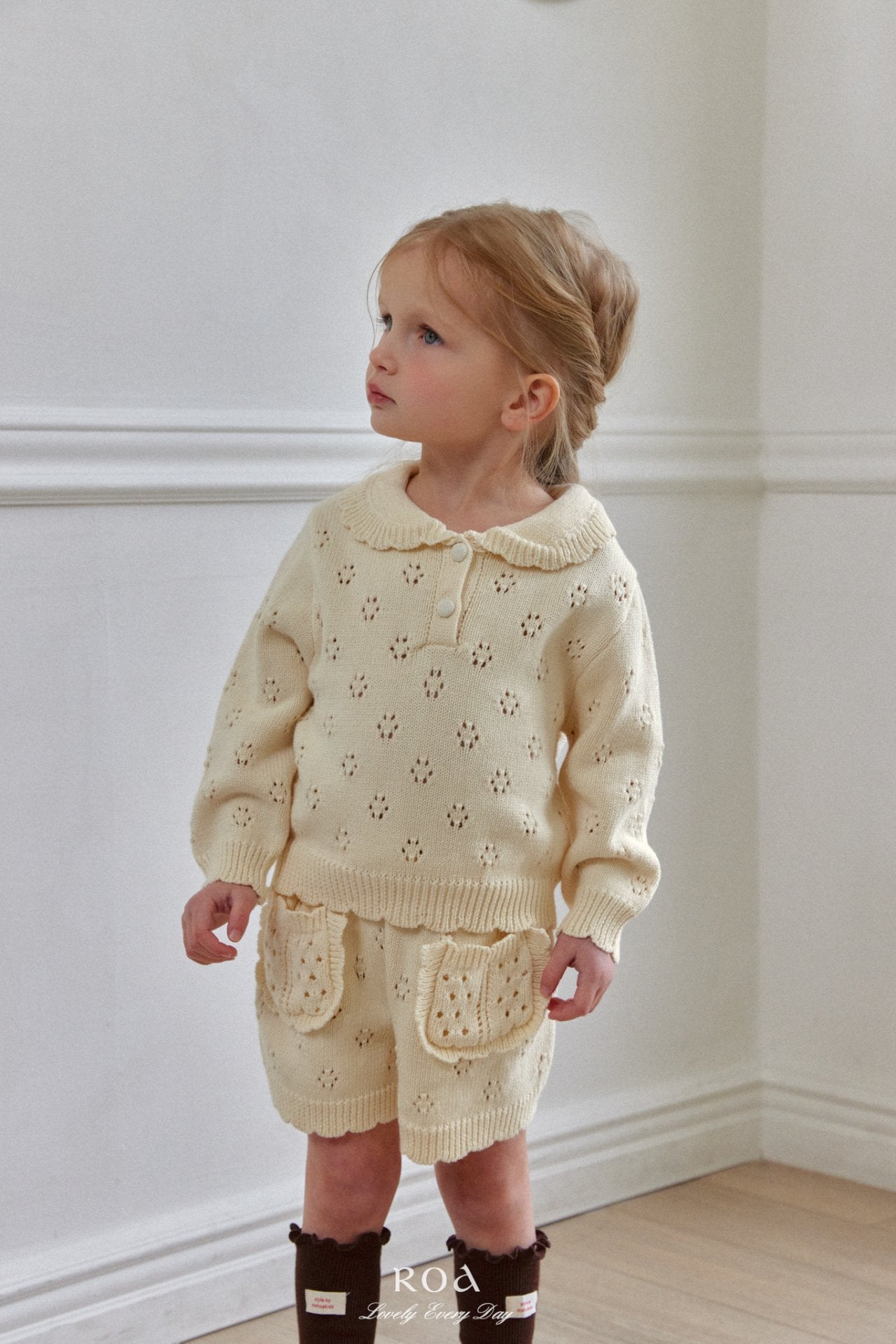 Roa / Punching Knit Set