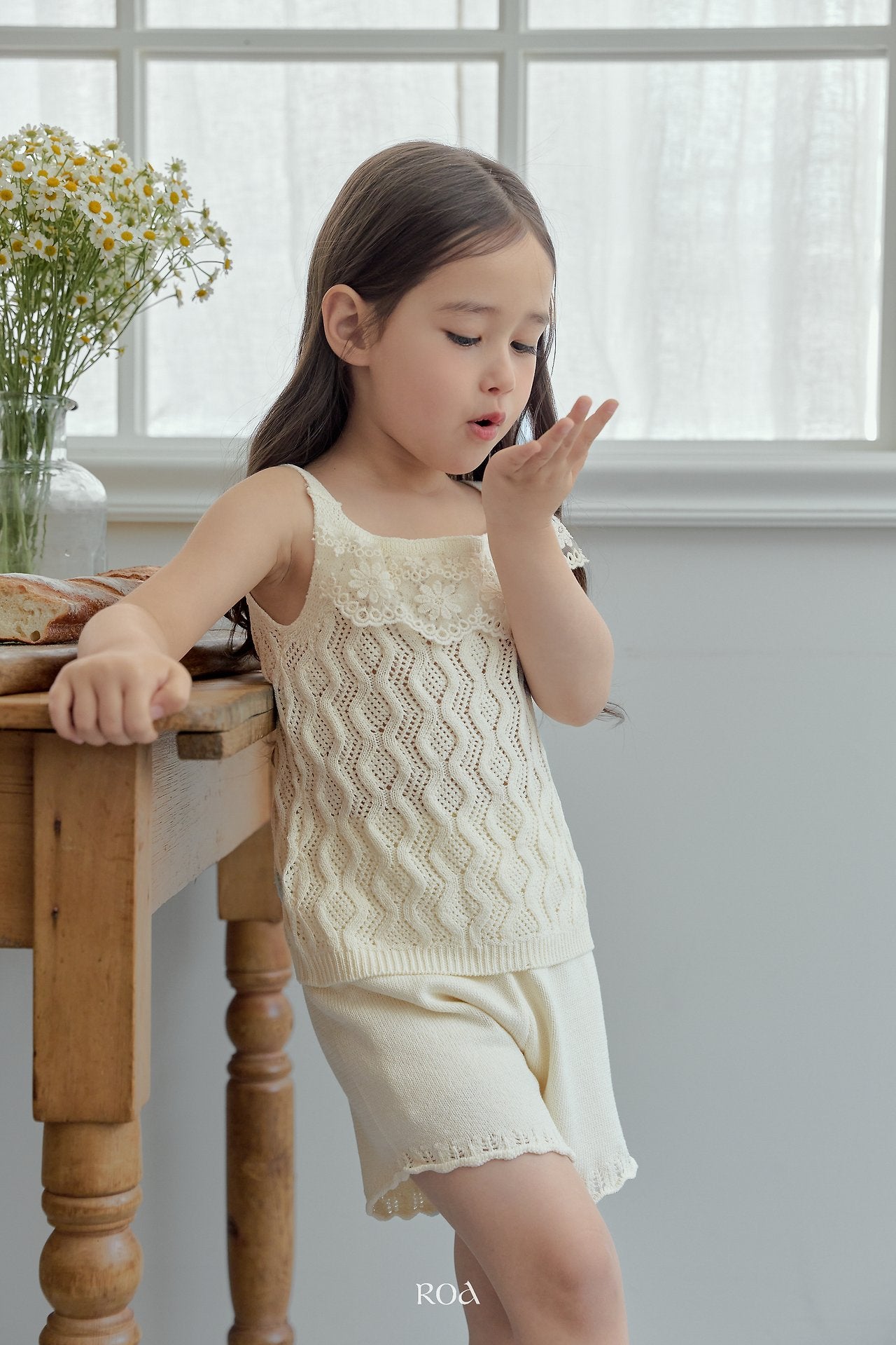 (予約) Roa / Pony Knit Shorts Set