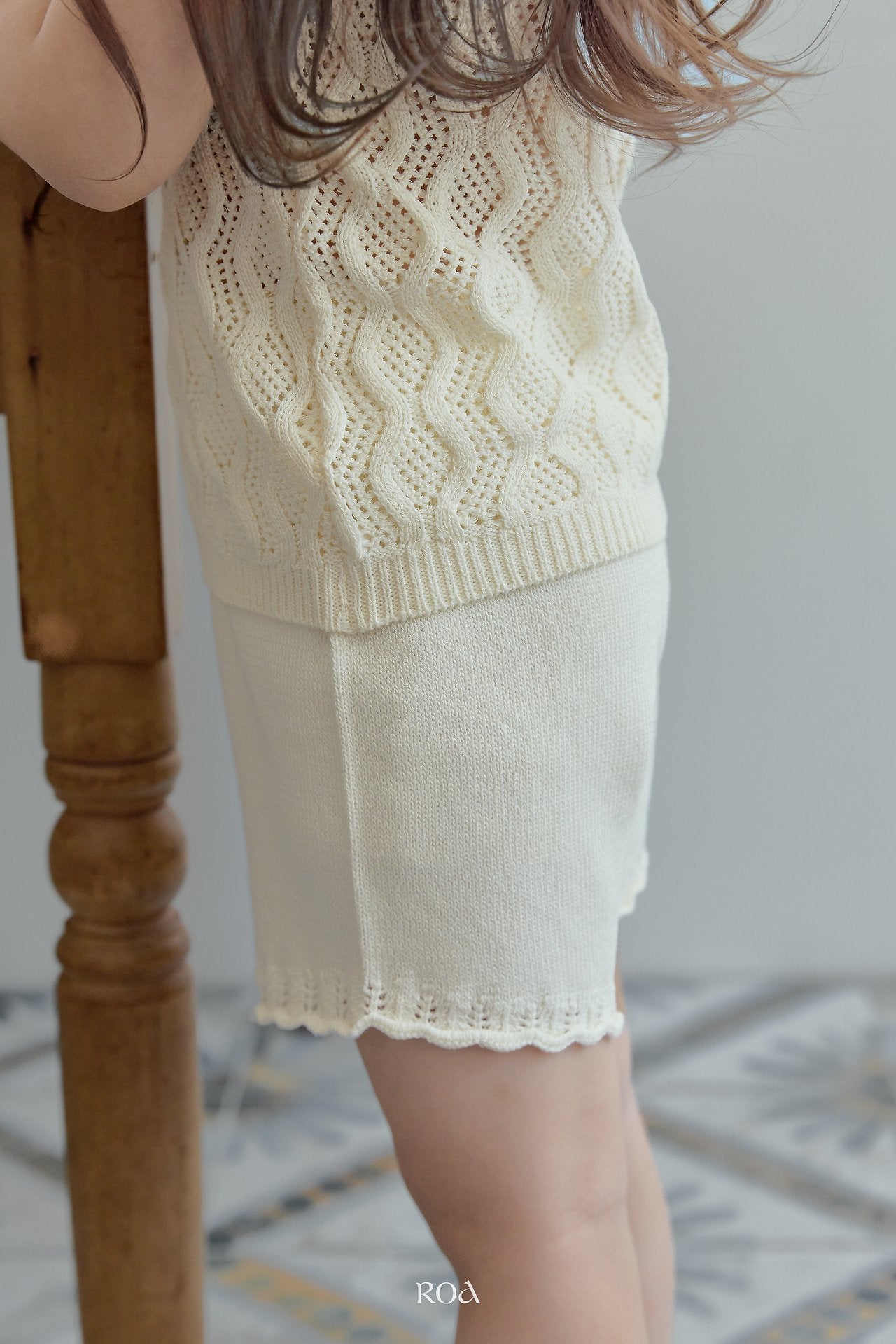 (予約) Roa / Pony Knit Shorts Set