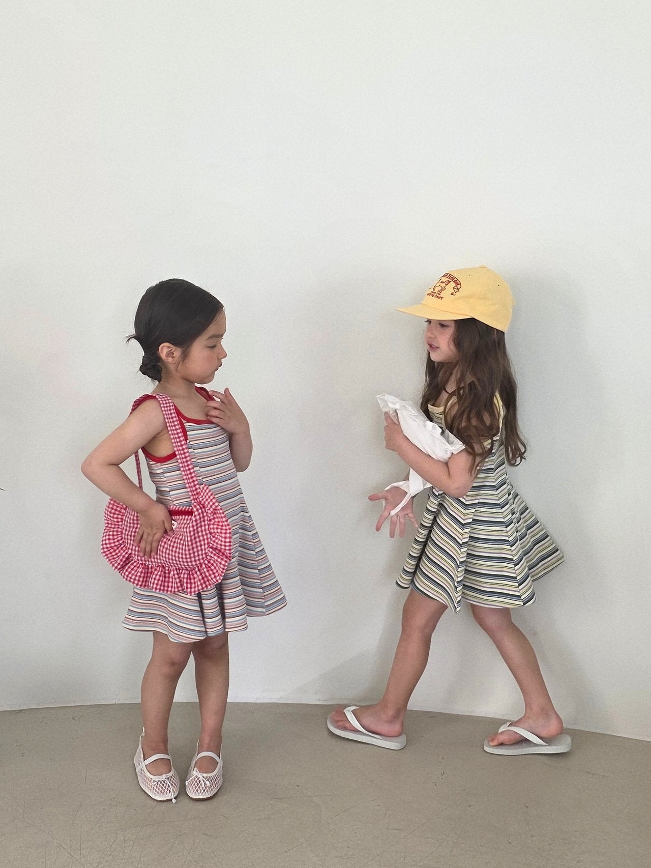 (お取り寄せ) ellymolly  /  Double Strap Flare Dress