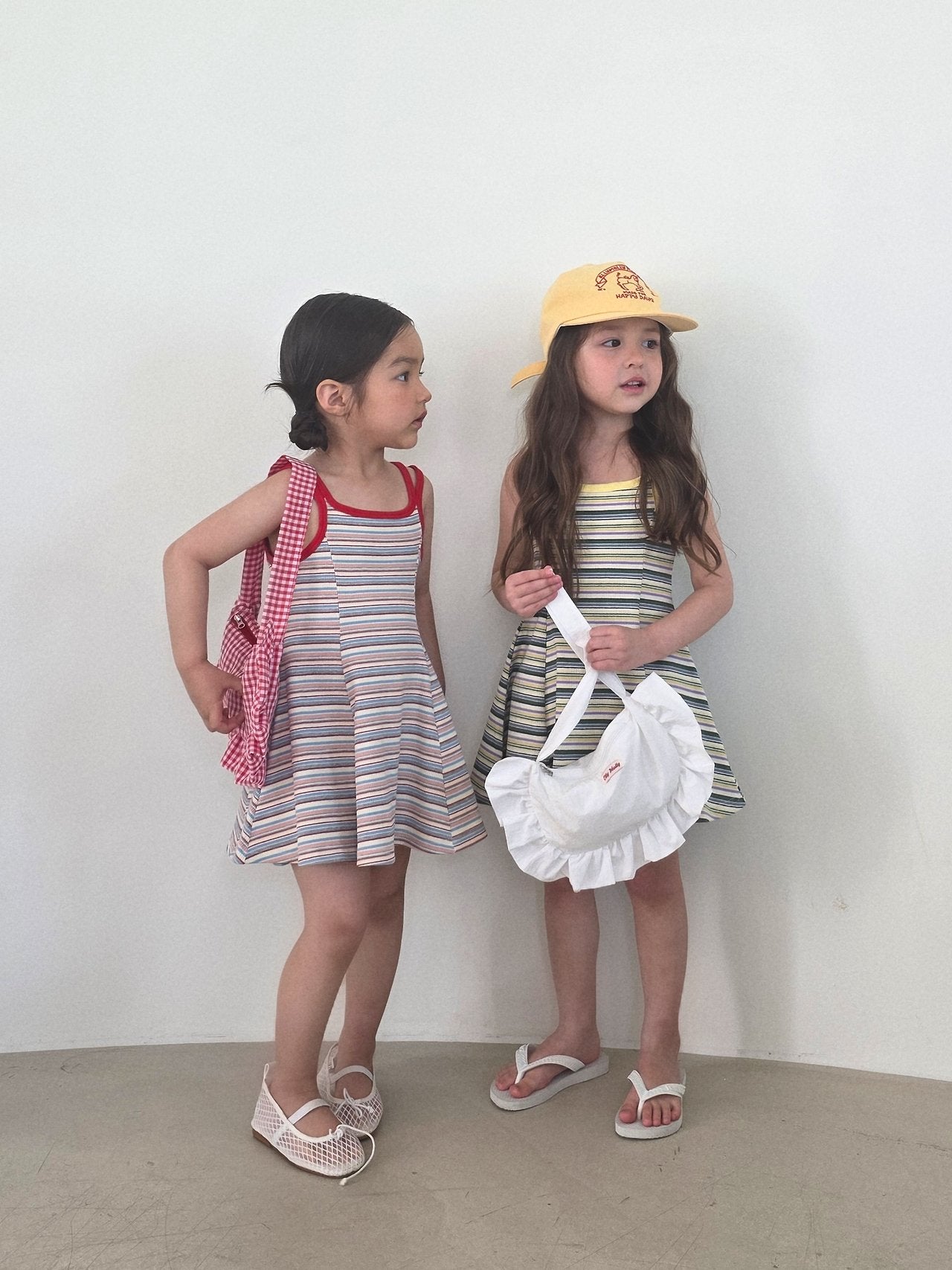 (お取り寄せ) ellymolly  /  Double Strap Flare Dress