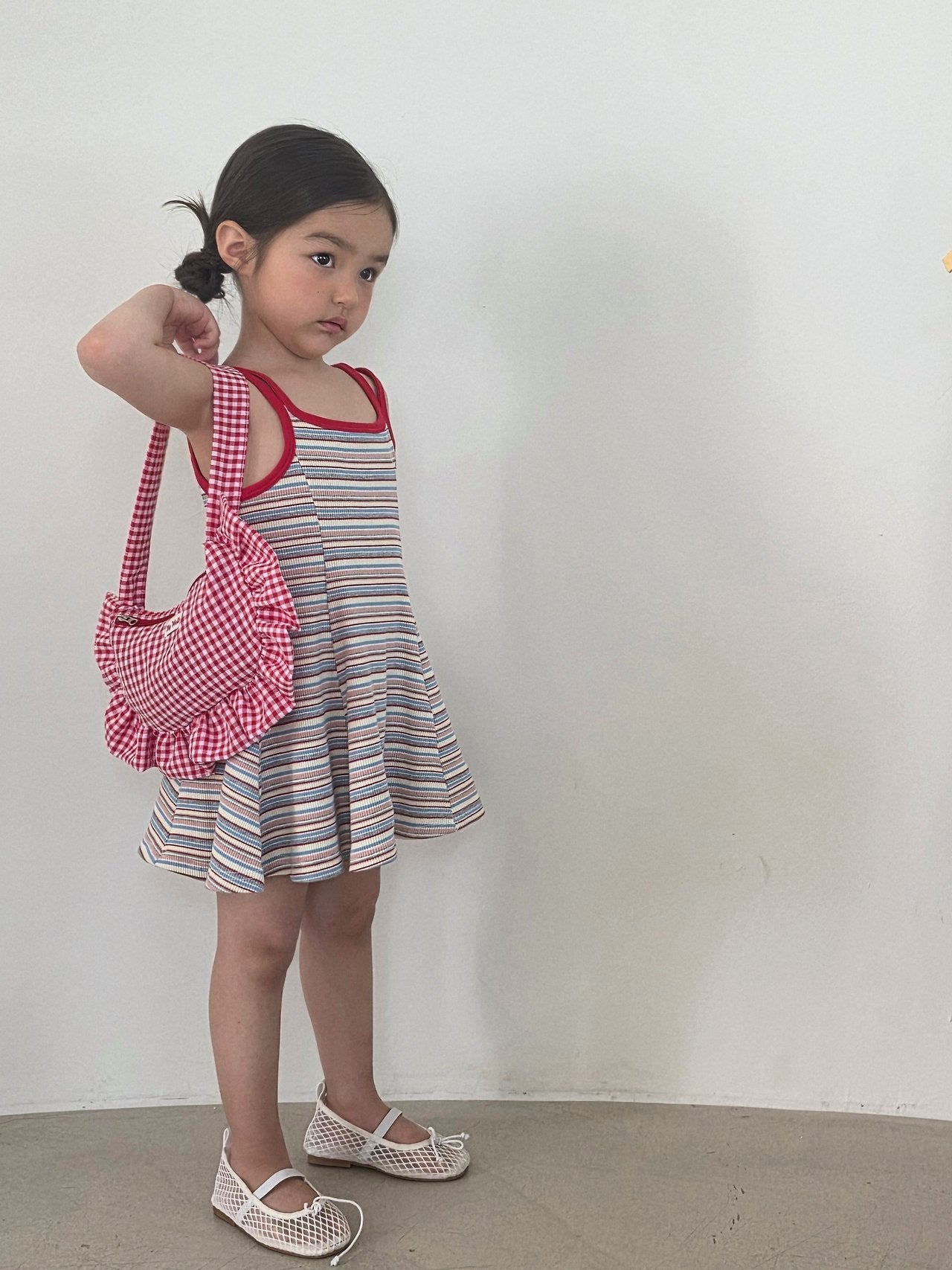 (お取り寄せ) ellymolly  /  Double Strap Flare Dress