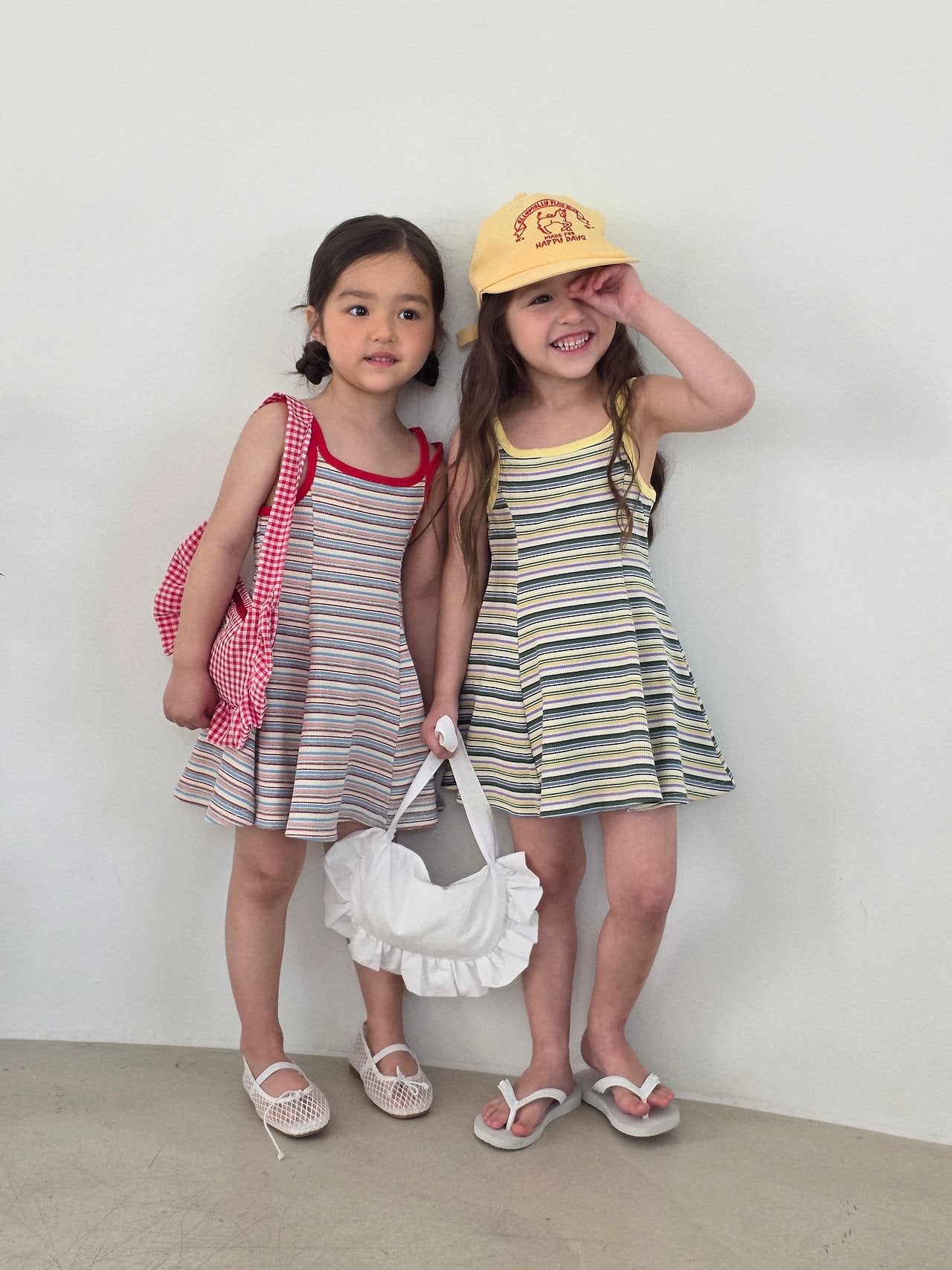 (お取り寄せ) ellymolly  /  Double Strap Flare Dress
