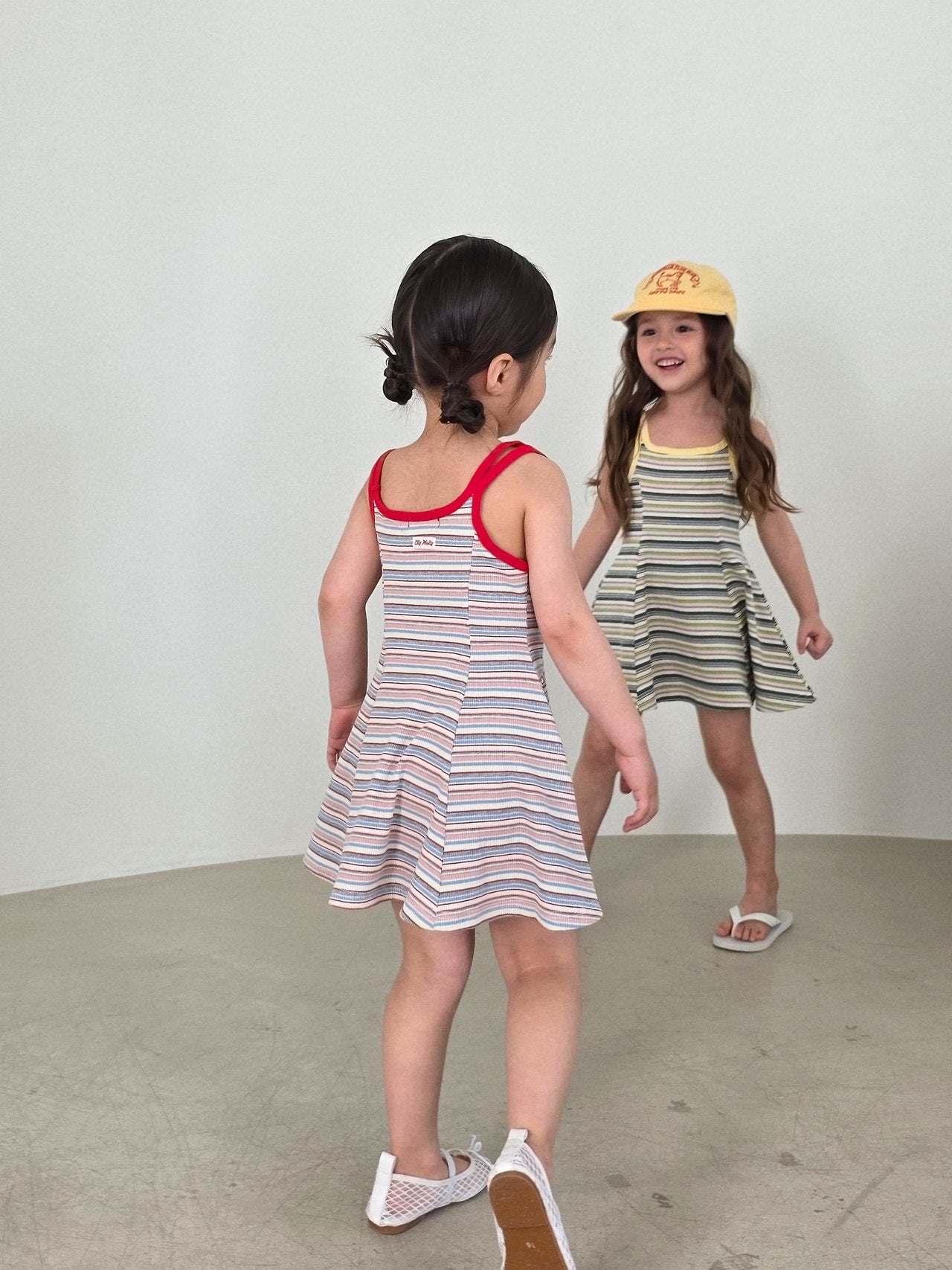 (お取り寄せ) ellymolly  /  Double Strap Flare Dress