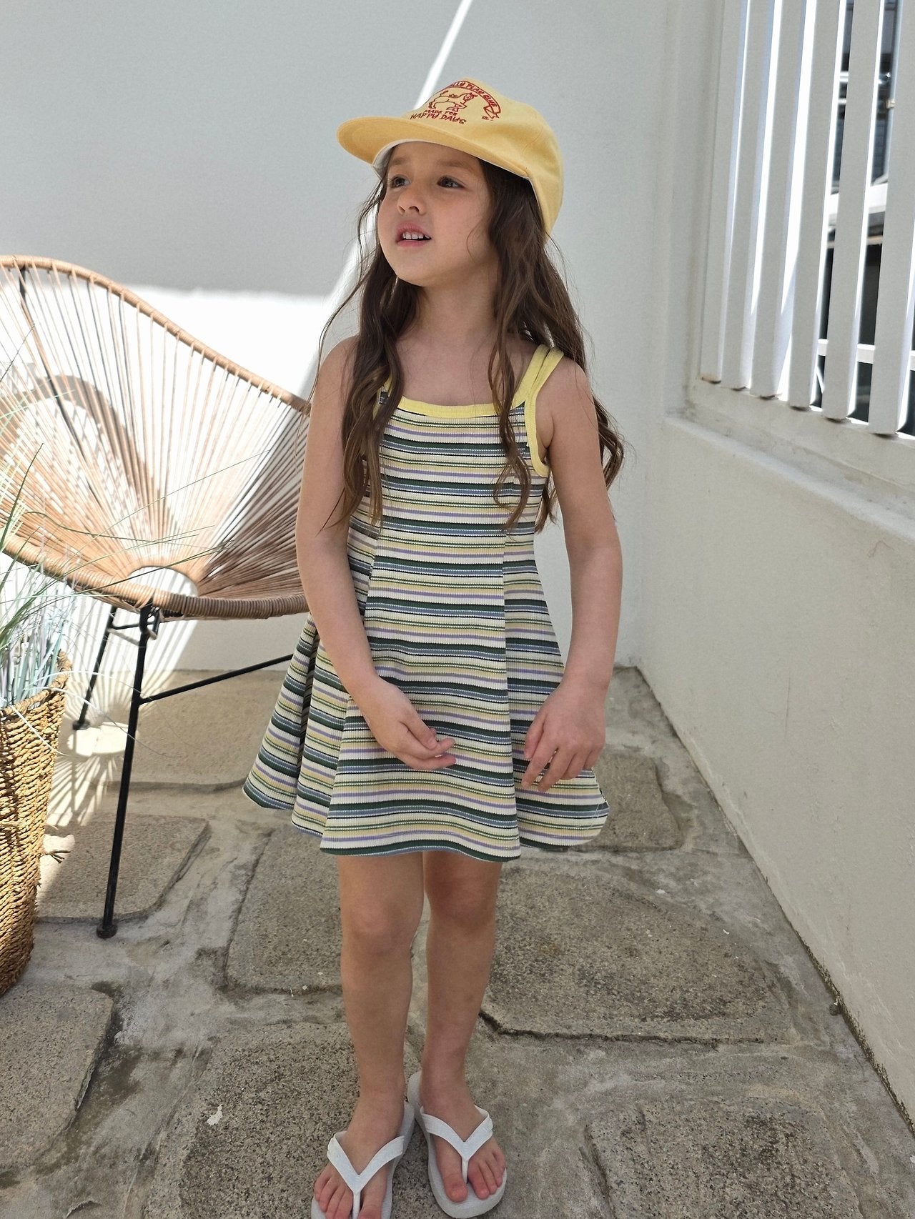 (お取り寄せ) ellymolly  /  Double Strap Flare Dress