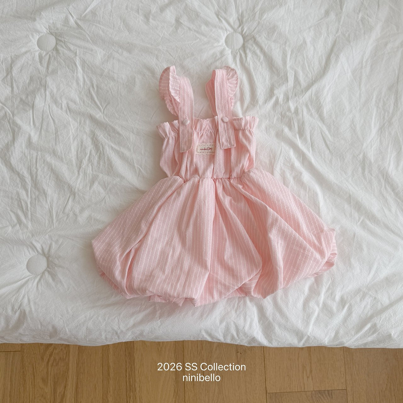 (予約) ninibello  / Picnic Overall Dress