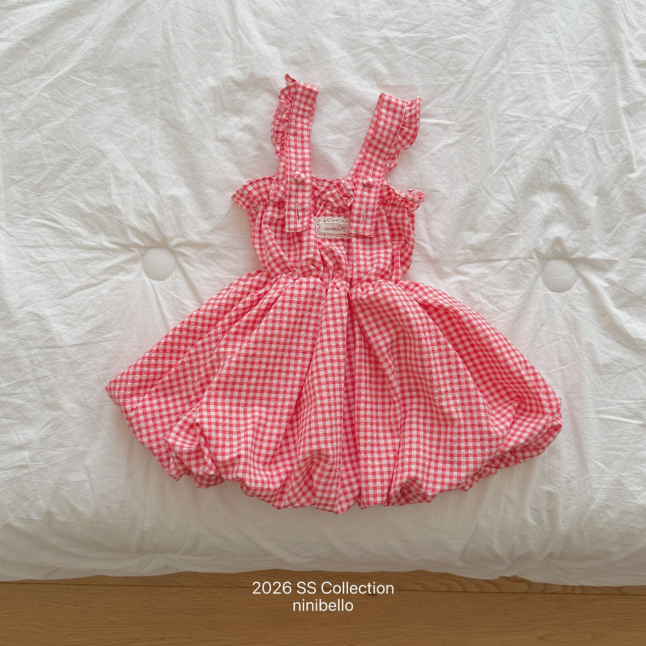(予約) ninibello  / Picnic Overall Dress