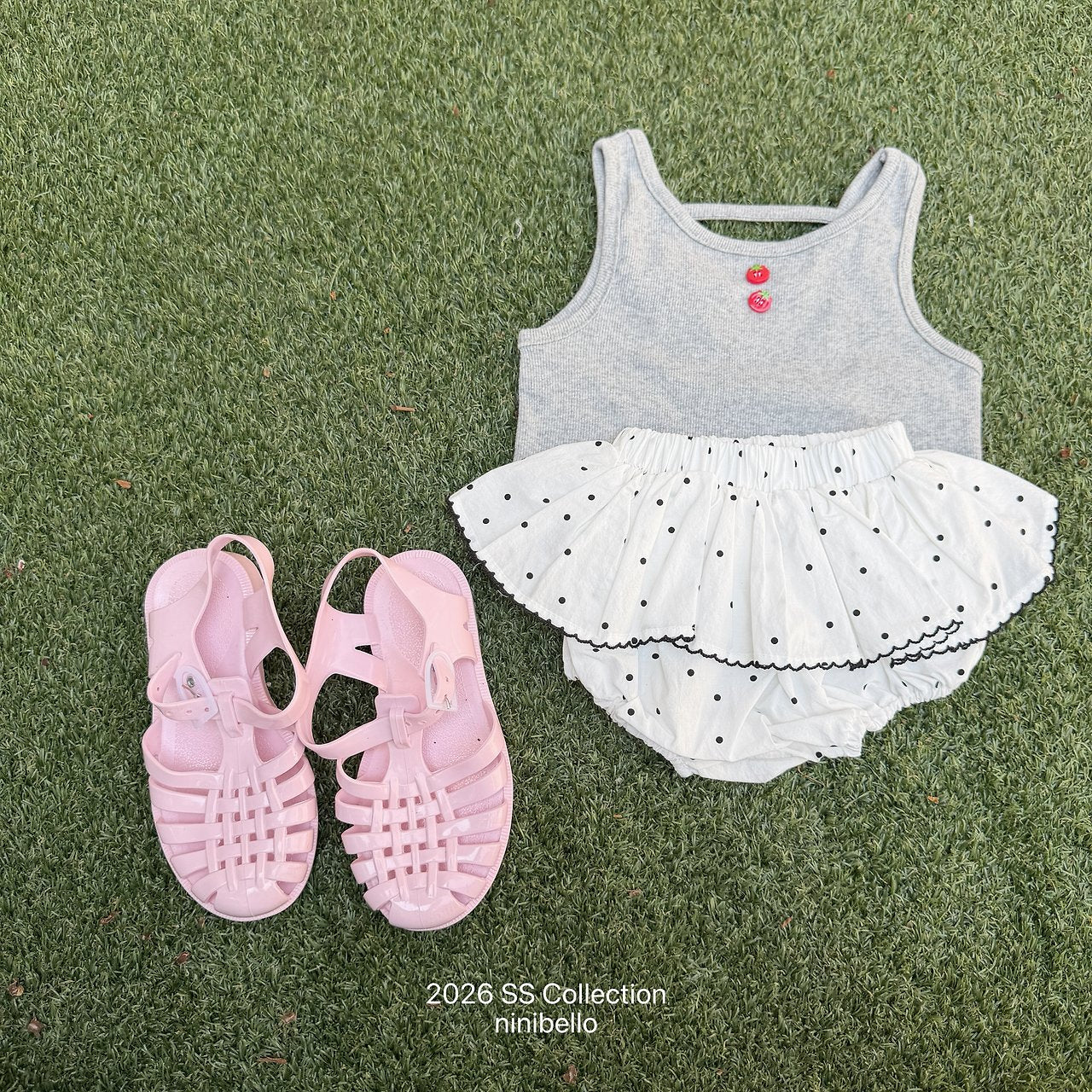 (予約) ninibello  / Bubble Pop Skirt Bloomer