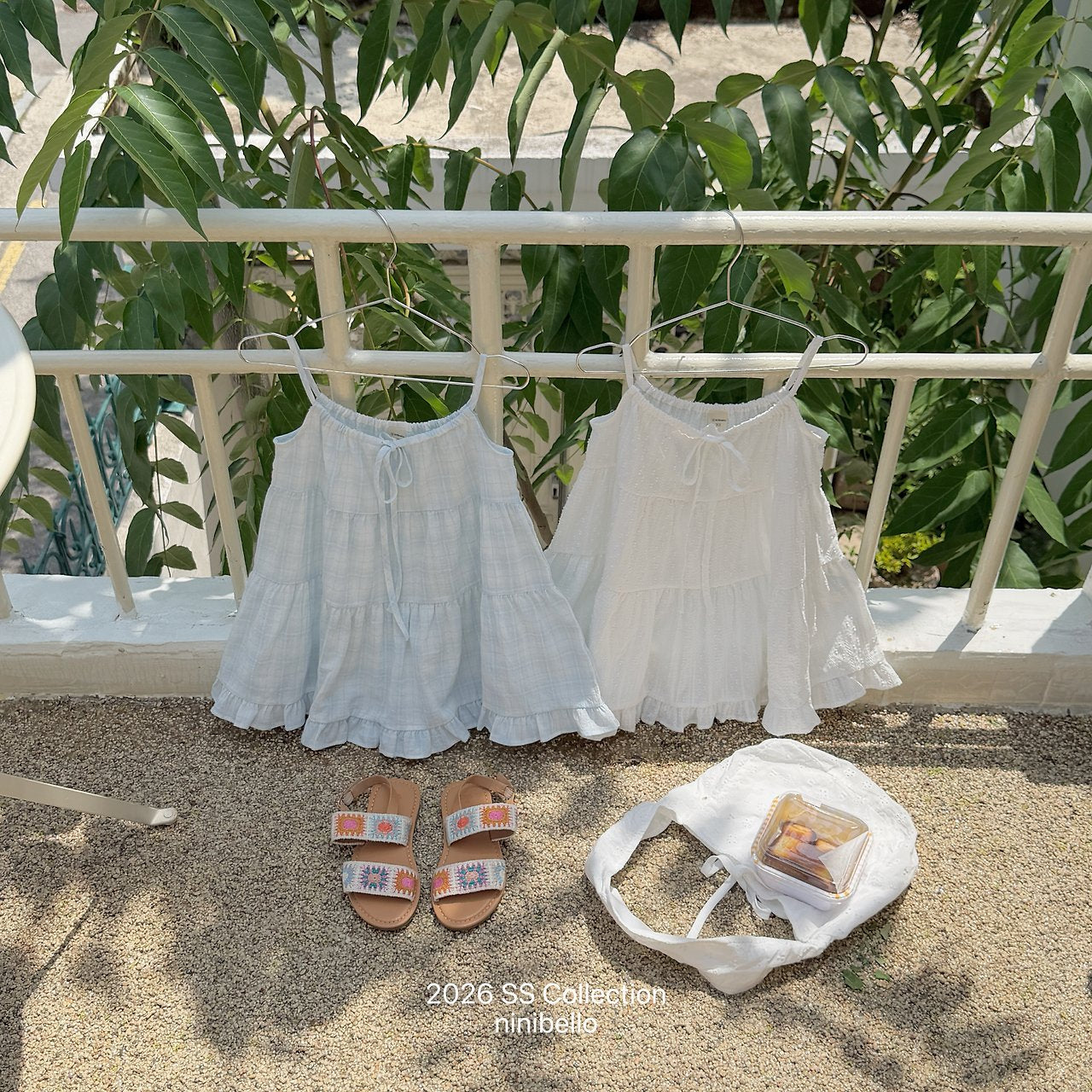 (予約) ninibello  / Pure Tiered Dress