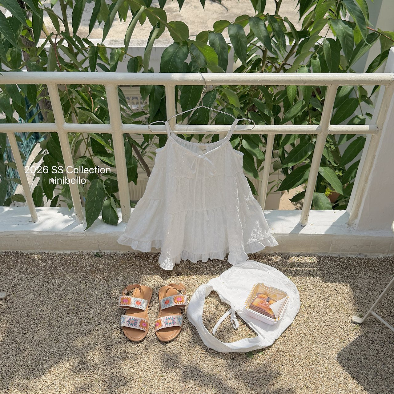 (予約) ninibello  / Pure Tiered Dress