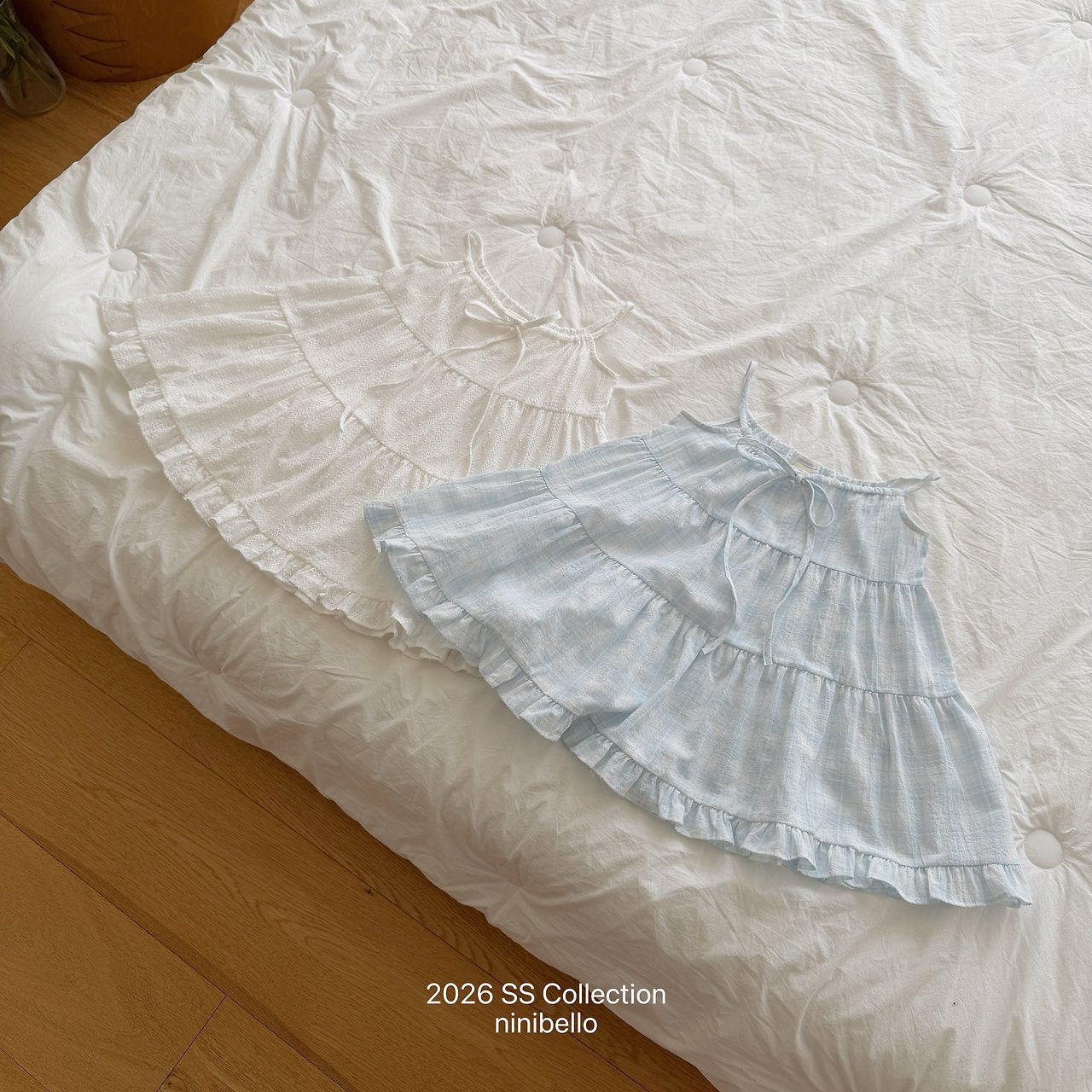 (予約) ninibello  / Pure Tiered Dress