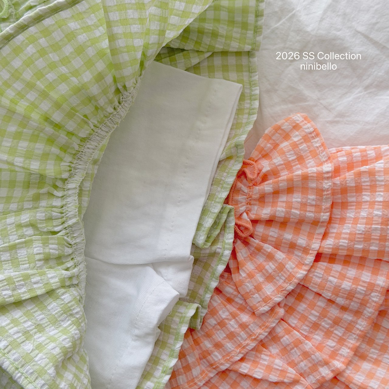 (予約) ninibello  / Sweet Tiered Skirt