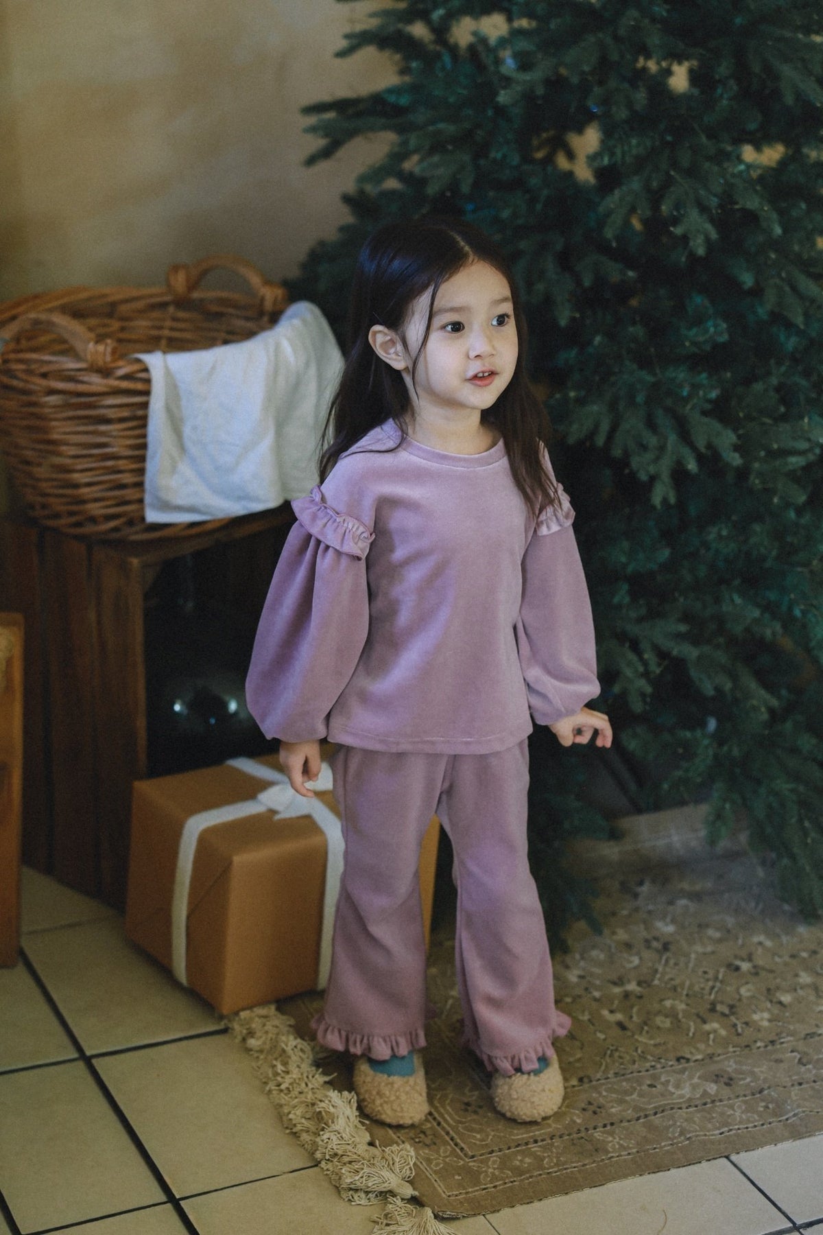 (予約) mon Atelier  / Mimi Velour Set