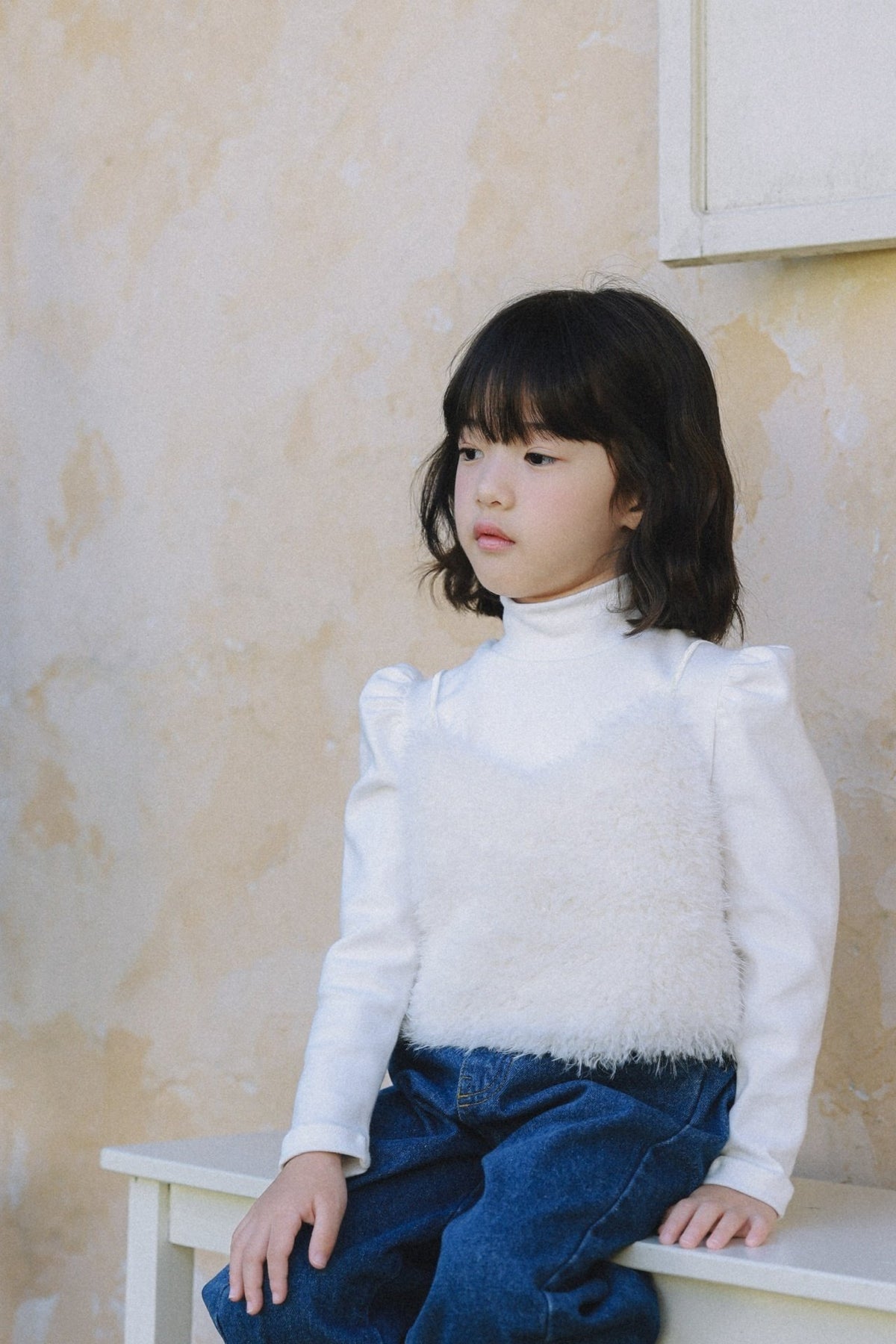 (予約) mon Atelier  /  Fluffy Faux Fur Bustier